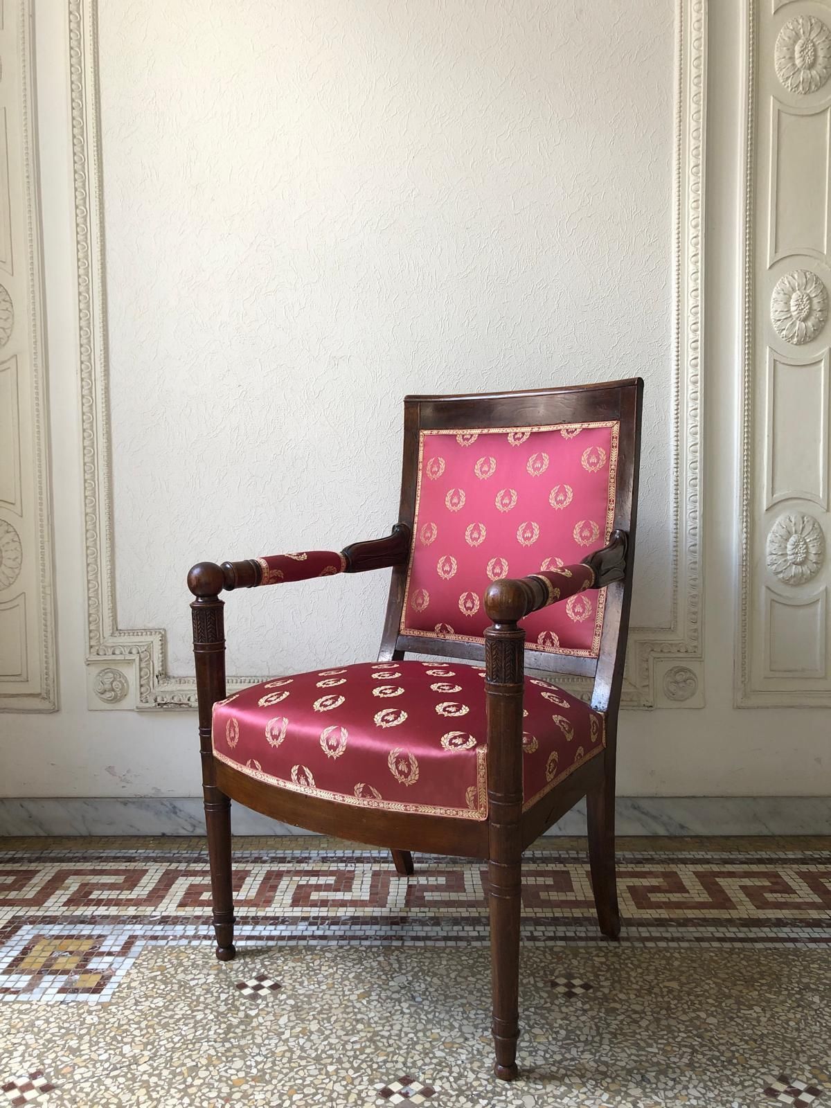 photo buy Pair Of 19th Century Armchairs From The Empire Period
