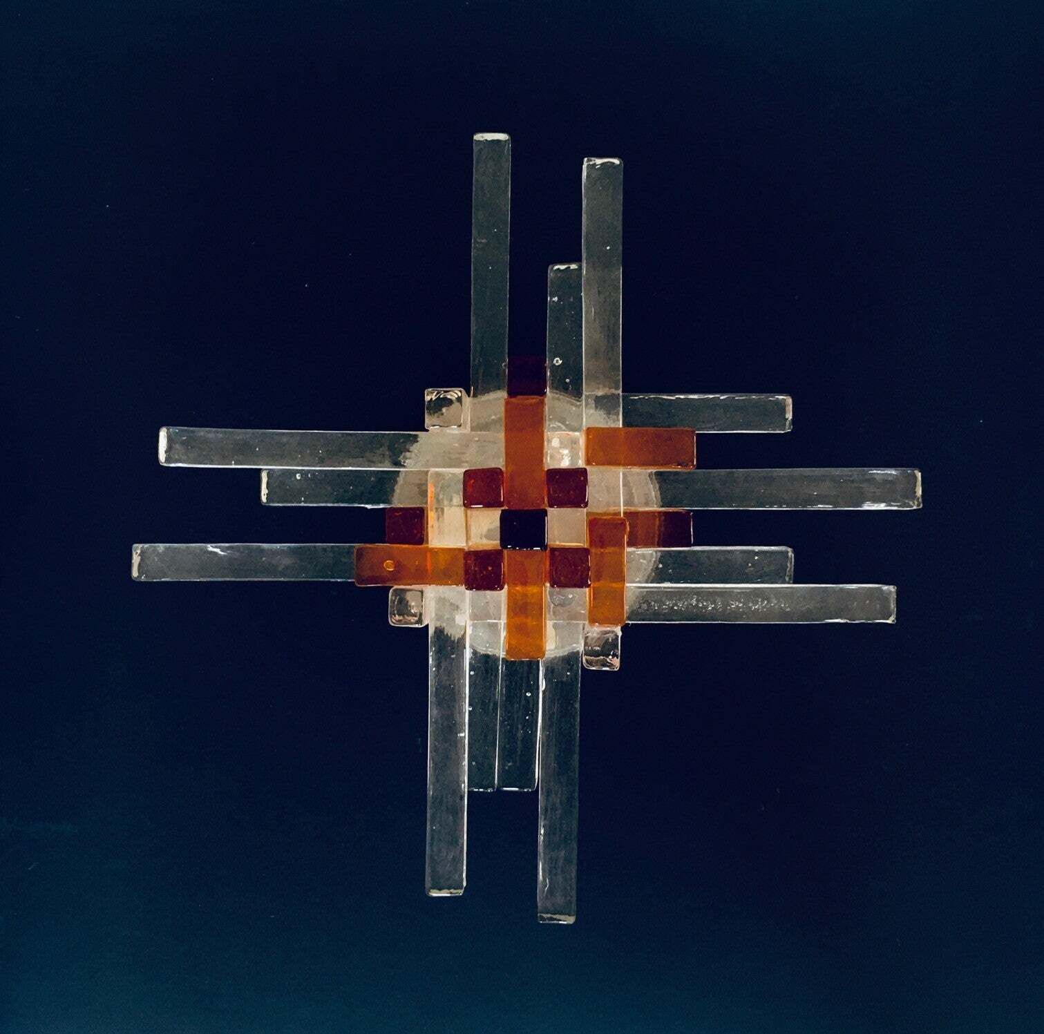 Art Glass Star Sconce Wall Lamp By Albano Poli For Poliarte, Murano Italy 1970's photo furniture