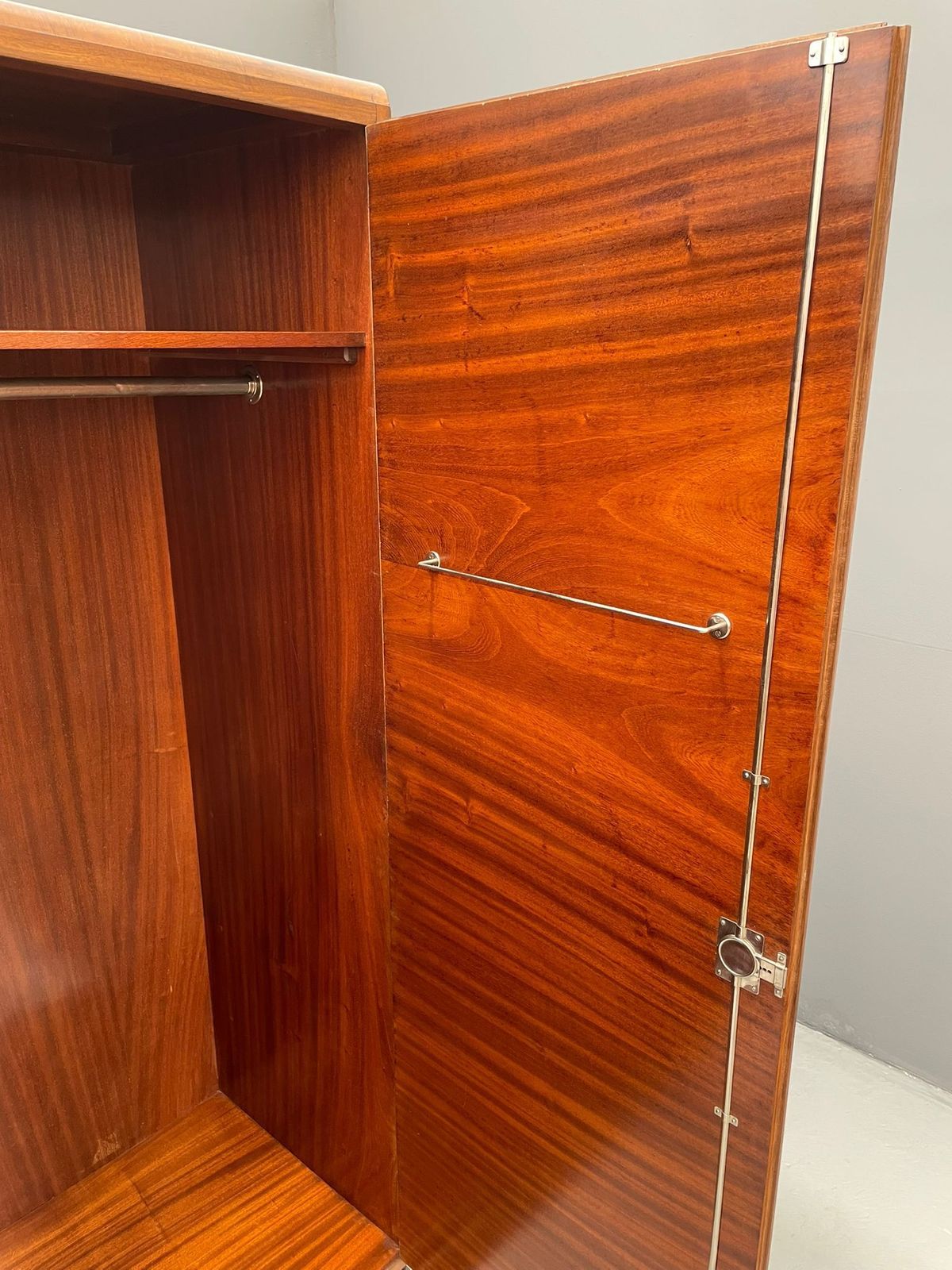Your20th Restored Walnut Veneer Wardrobe With Art Deco Influence, 1930s–1960s Rs. 147,700.00 photo buy