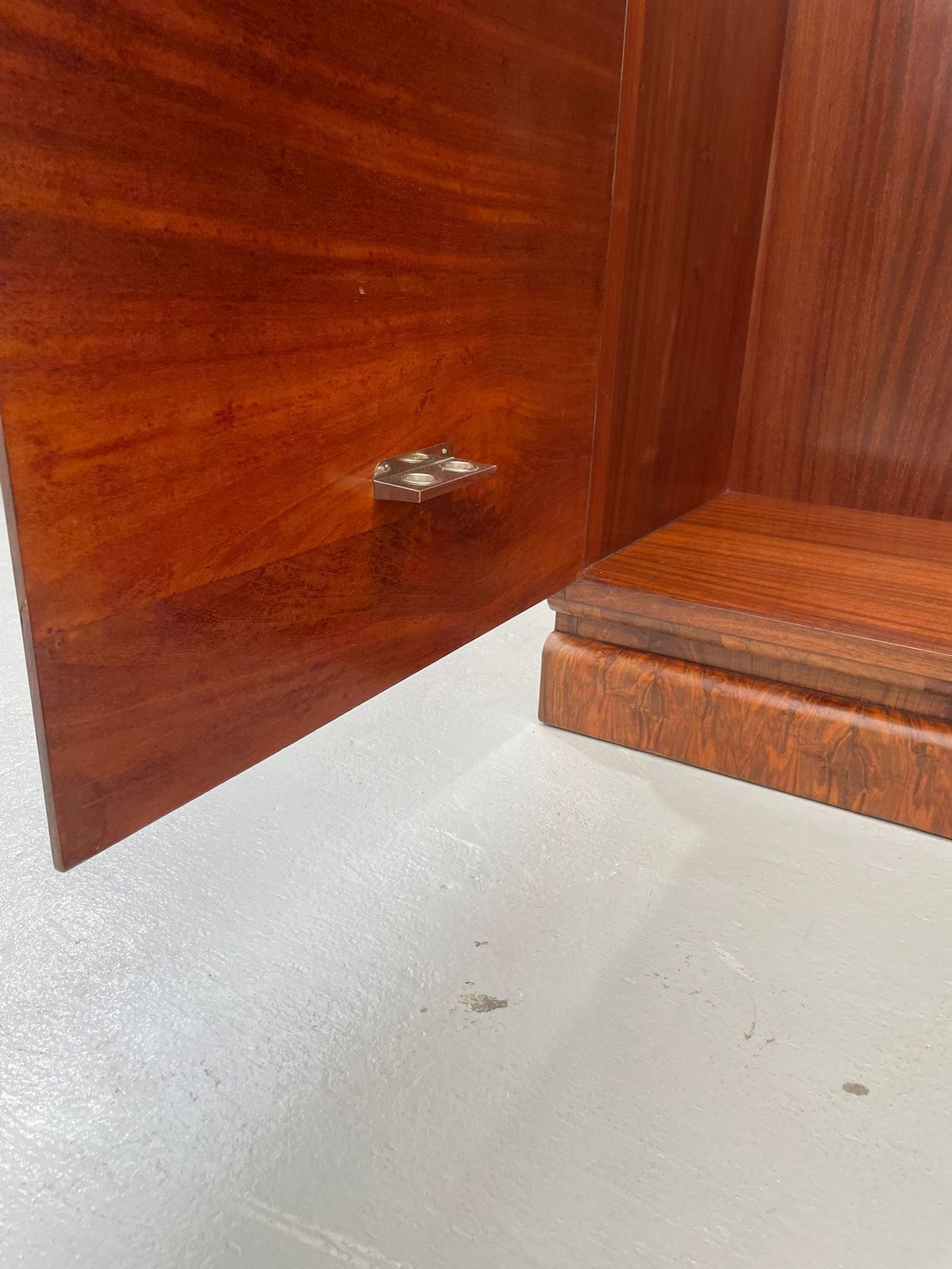 Furniture Your20th Restored Walnut Veneer Wardrobe With Art Deco Influence, 1930s–1960s Rs. 147,700.00 photo