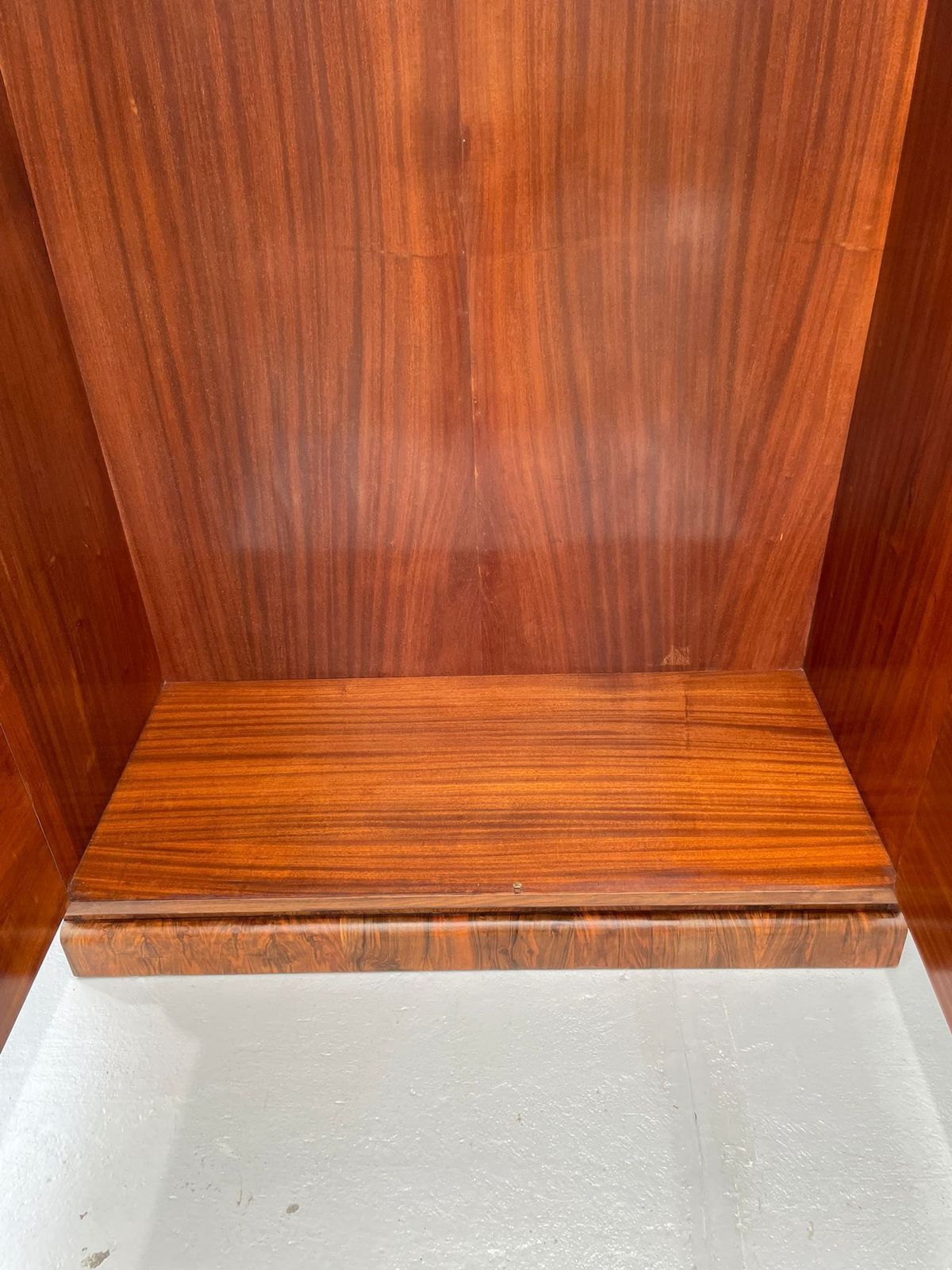 1955.0 Your20th Restored Walnut Veneer Wardrobe With Art Deco Influence, 1930s–1960s Rs. 147,700.00 photo