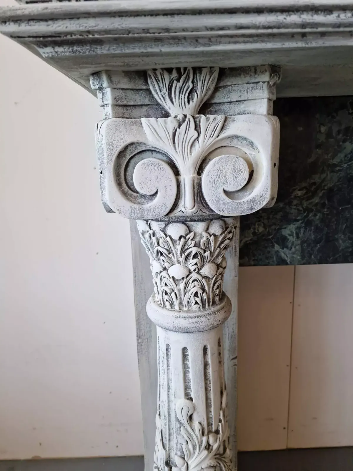 Home Fixtures Beautifully Carved Fireplace Portal photo