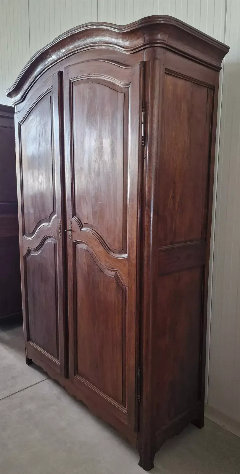 Large Oak Wardrobe, 1800s, Antique photo furniture