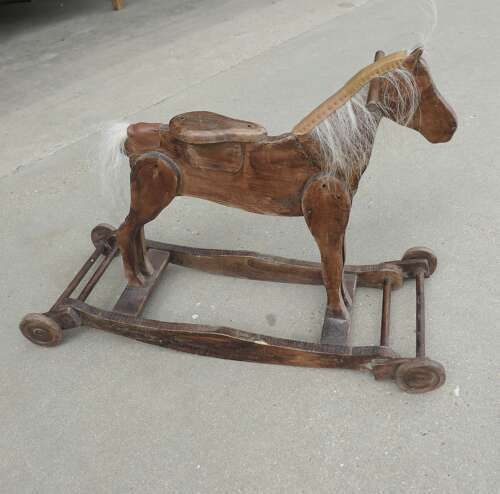 Little Wooden Horse, Pull Along And Rocker photo buy