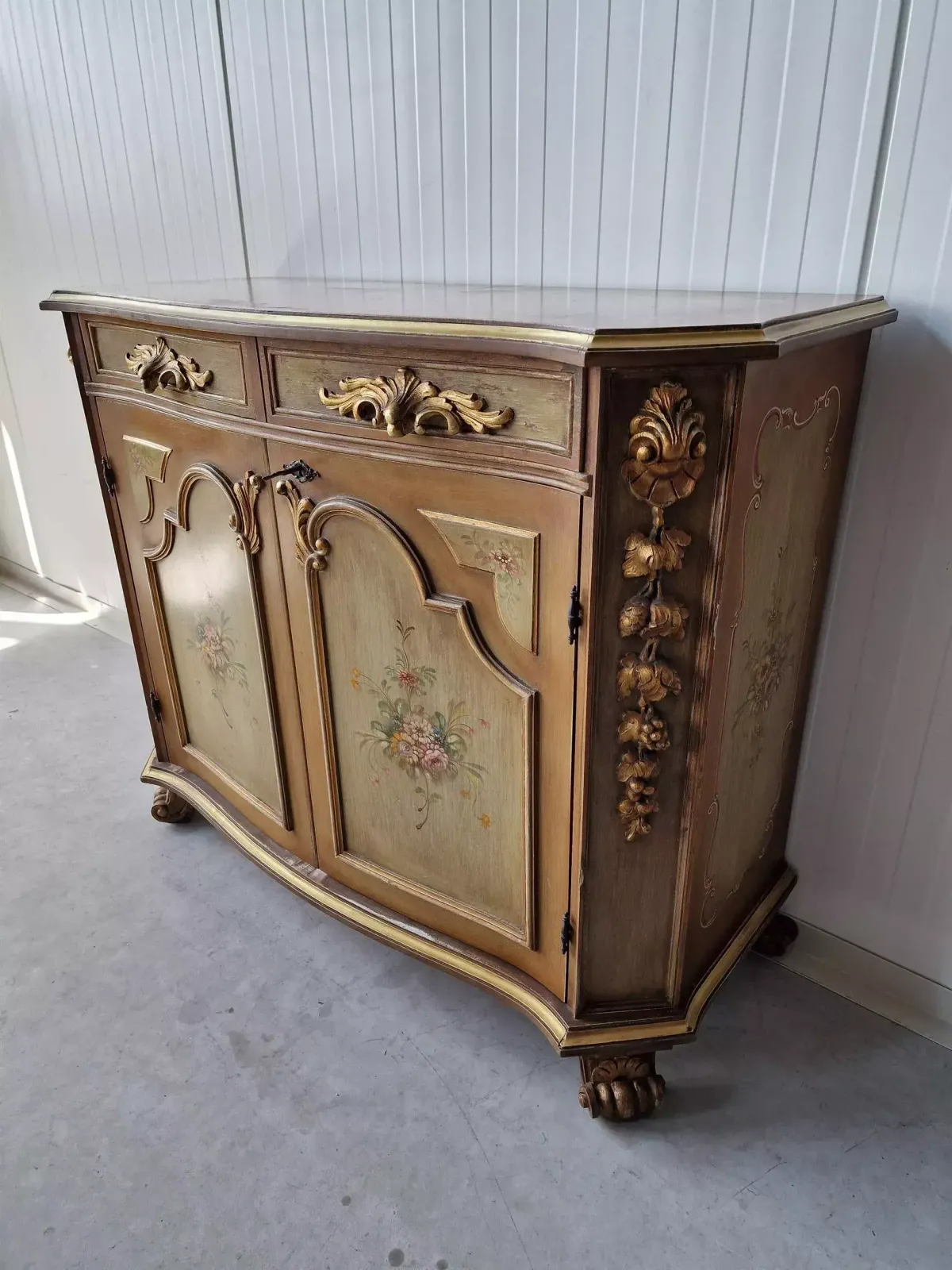 photo for sale Nice Painted Cabinet, 1960s, Vintage