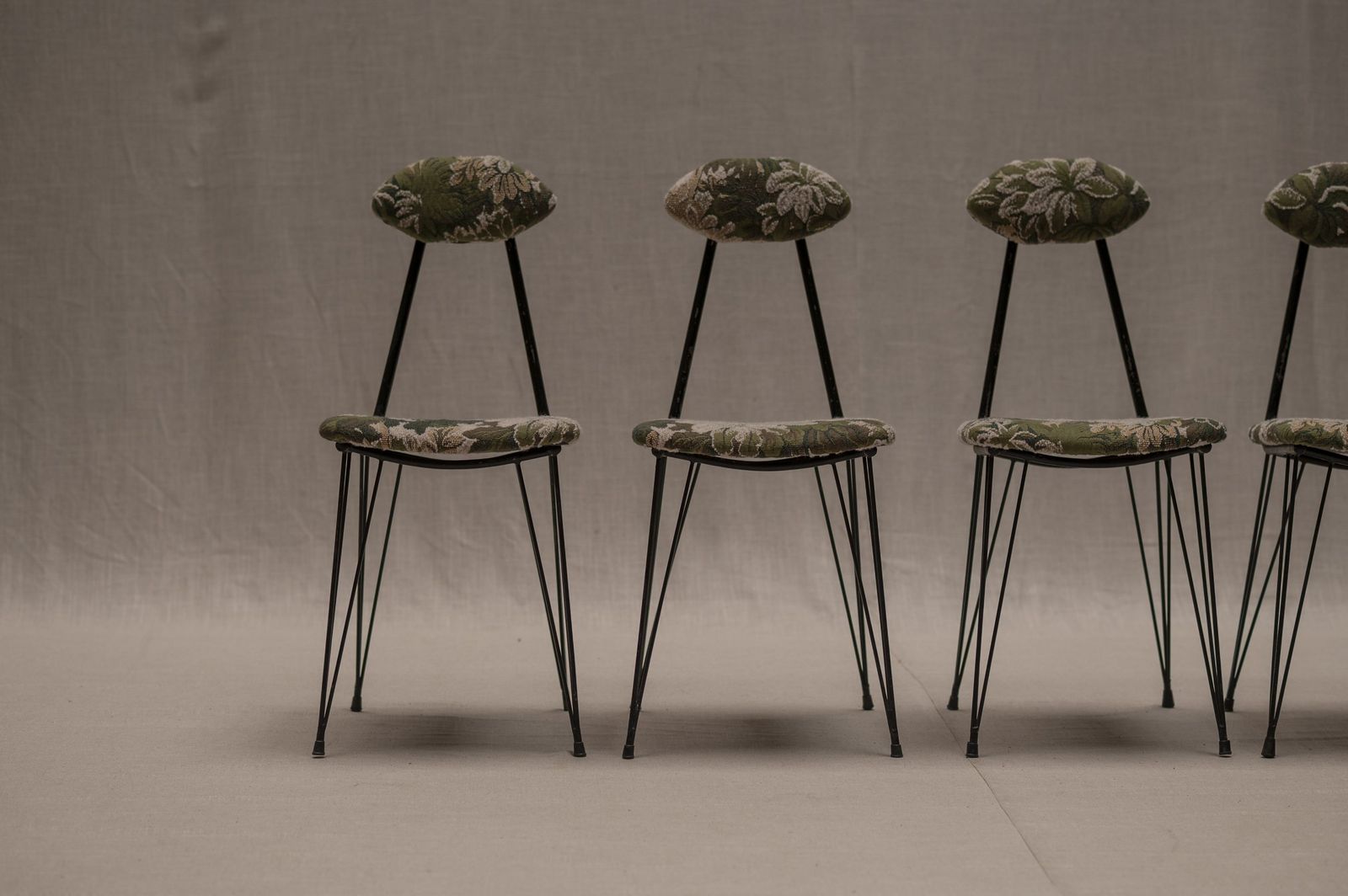 photo vinterior Italian Set Of Mid Century Dining Chairs, 1960s