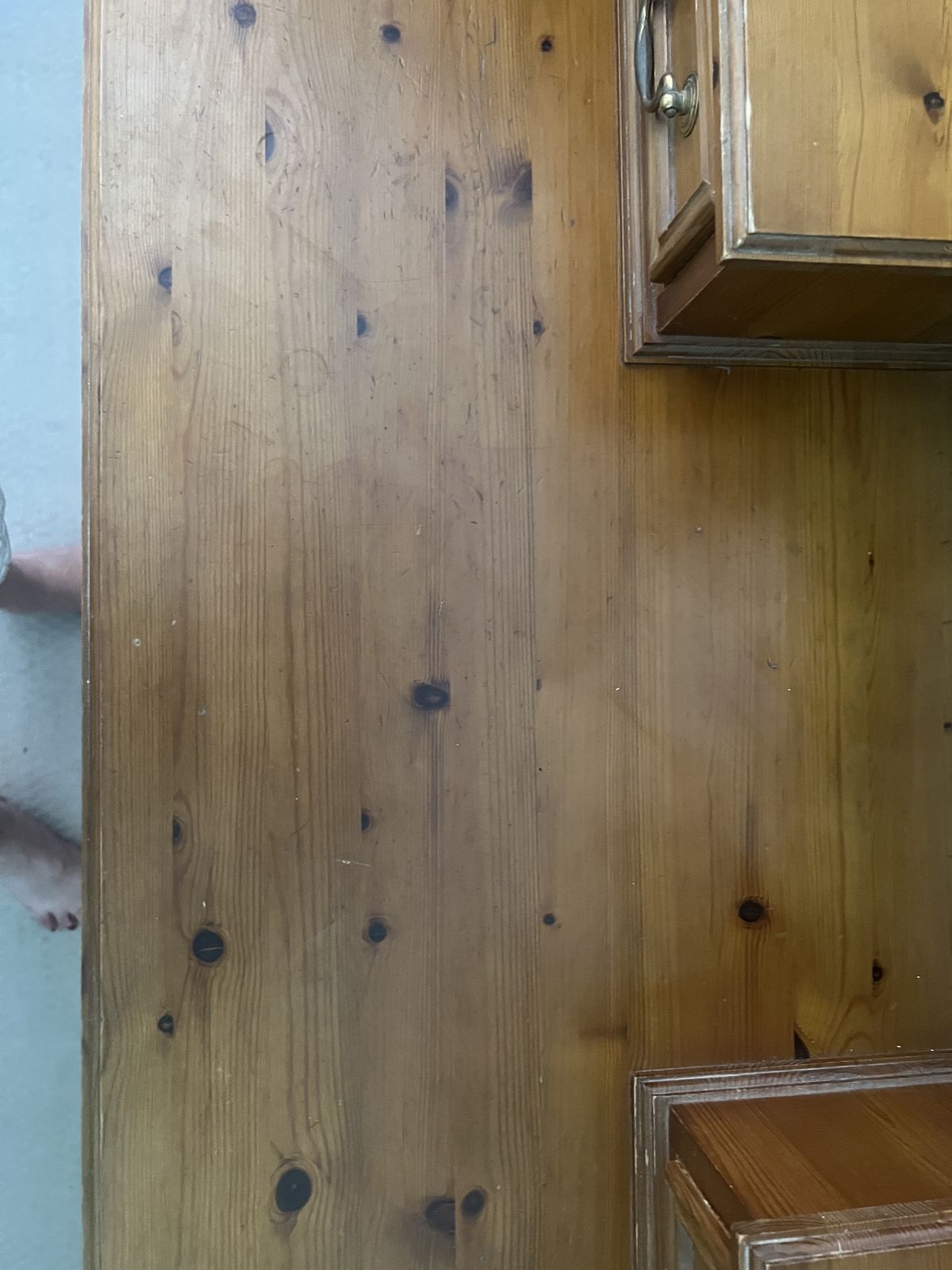 Handbuilt 1980’s Aged Pine Bedroom Set. photo Furniture