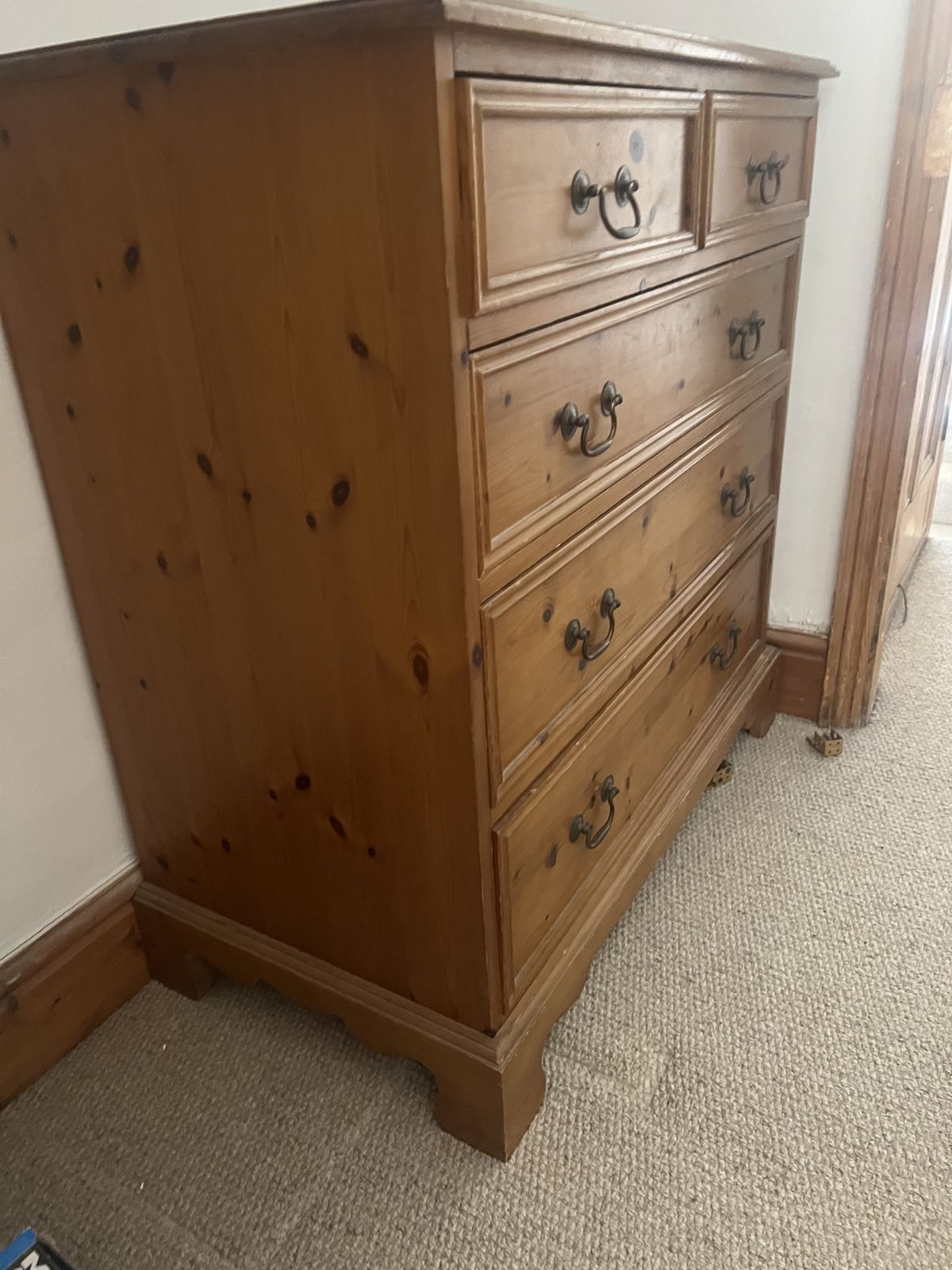 Handbuilt 1980’s Aged Pine Bedroom Set. photo 250.0