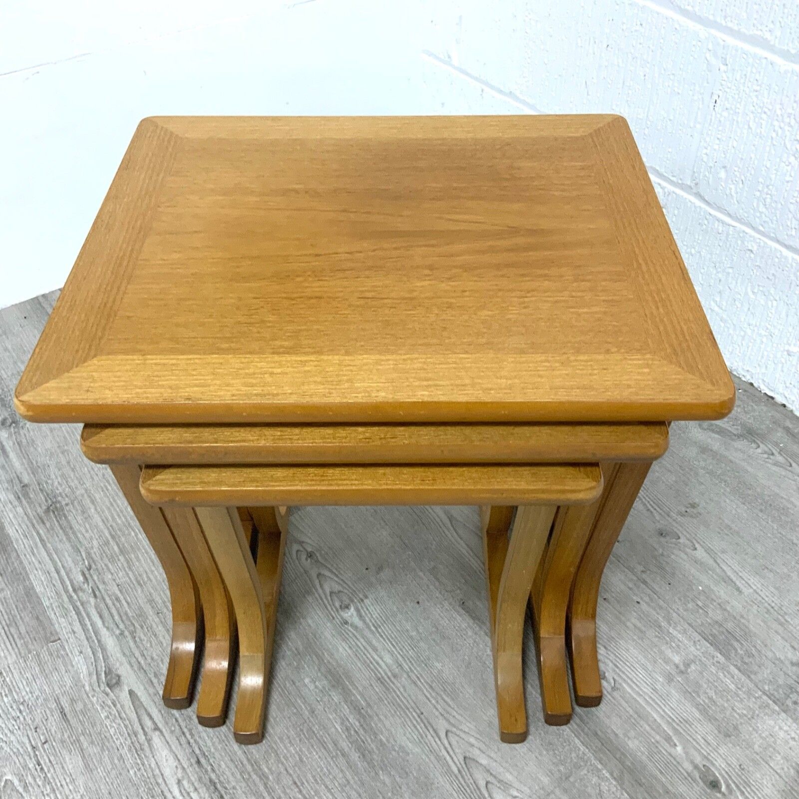 Parker Knoll Mid Century Teak Nest Of 3 Tables. photo 195.0