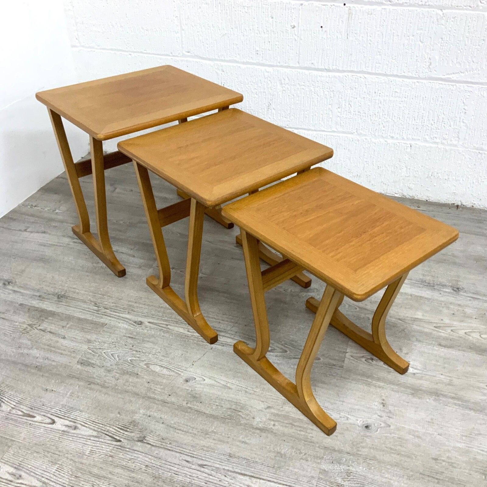 Parker Knoll Mid Century Teak Nest Of 3 Tables. photo buy