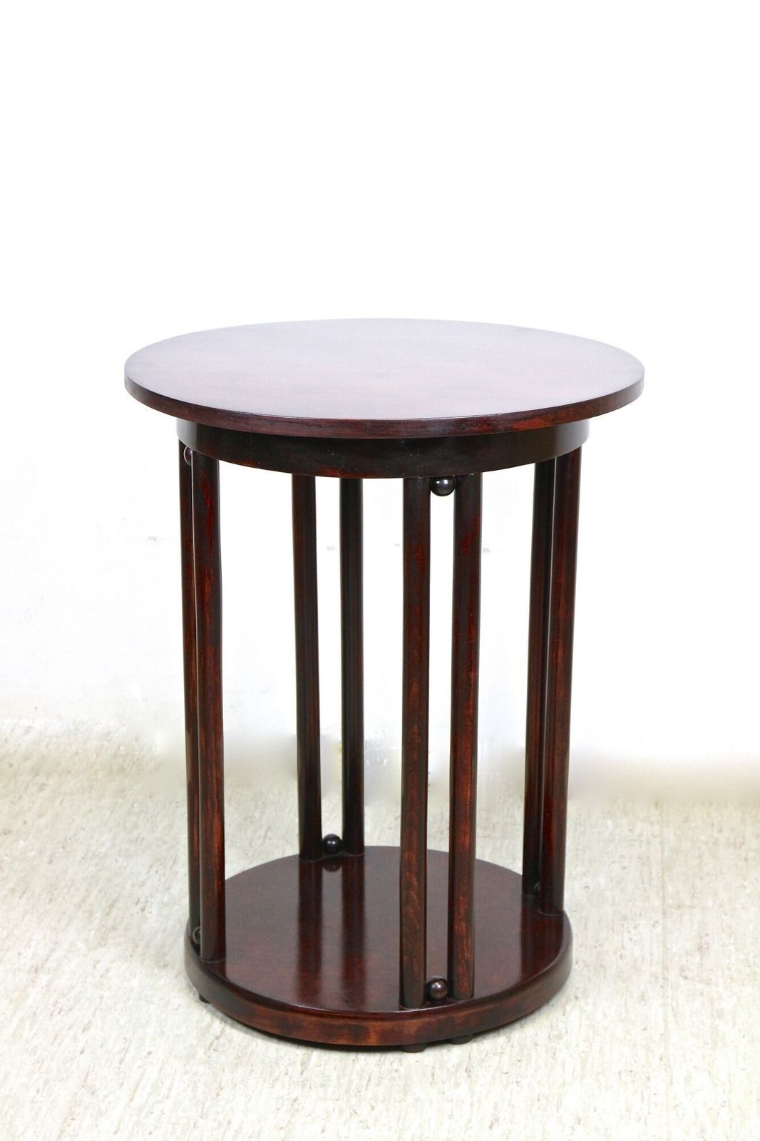 20th Century Thonet Side Table "Fledermaus", Design Josef Hoffmann, At Ca. 1906 photo vintage