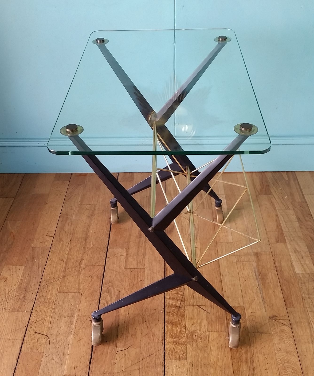 Italian Mid Century Trolley By Angelo Ostuni photo Furniture