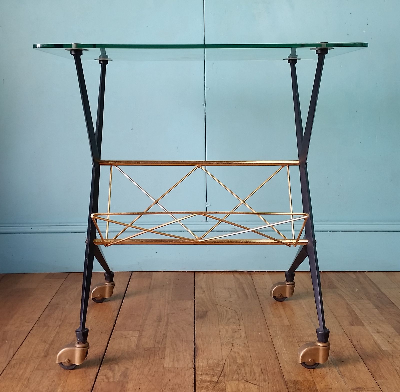 Italian Mid Century Trolley By Angelo Ostuni photo vinterior