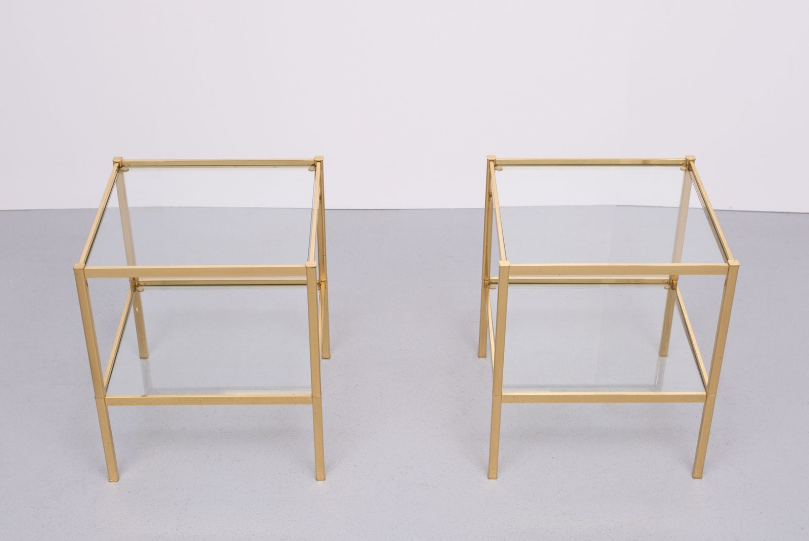 Brass Side Tables Attrib Maison Baguès 1970s France photo vinterior