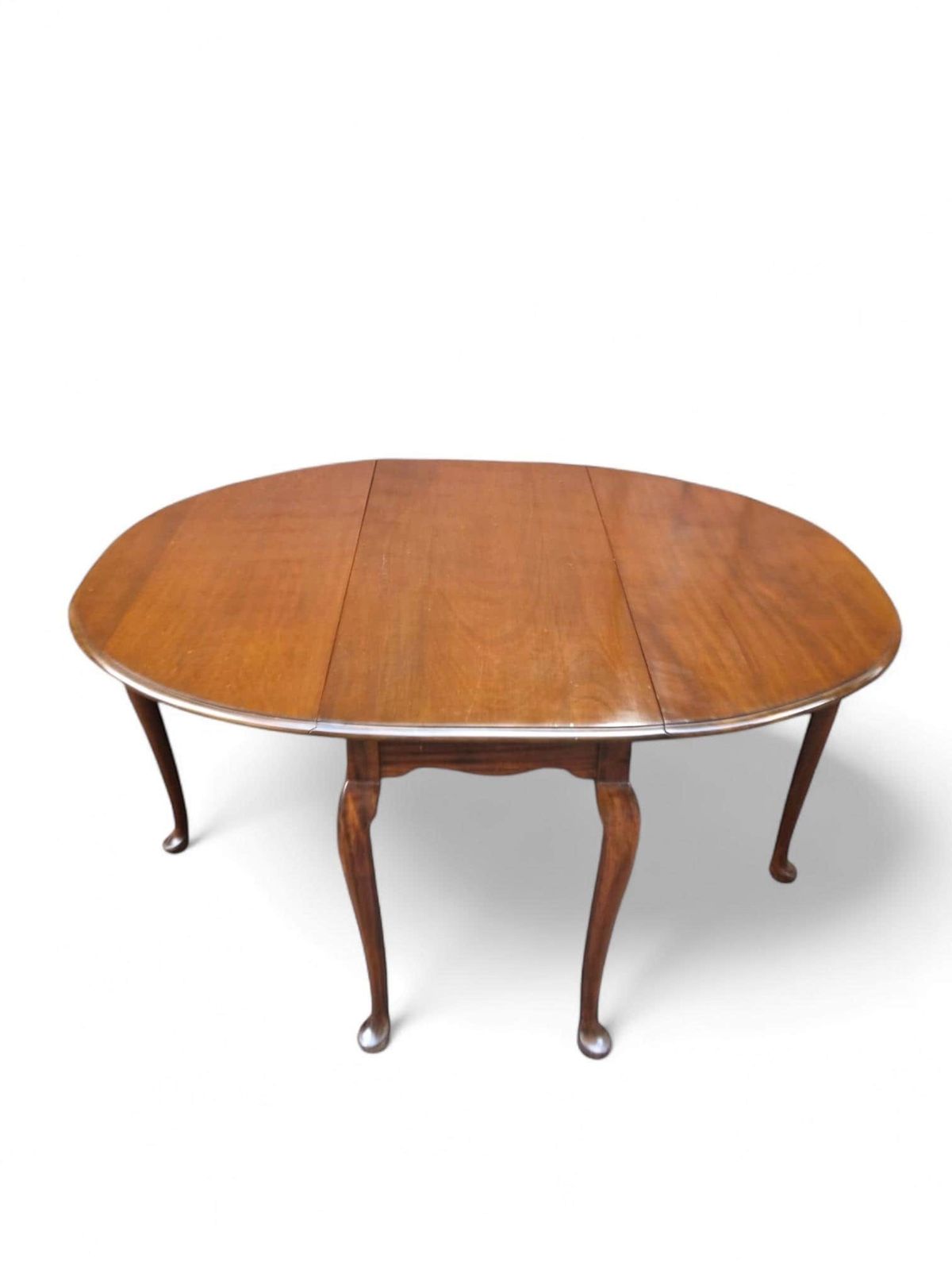 Antique Victorian Mahogany Drop Leaf Table / English 19th Century / Seats 4 8 photo for sale