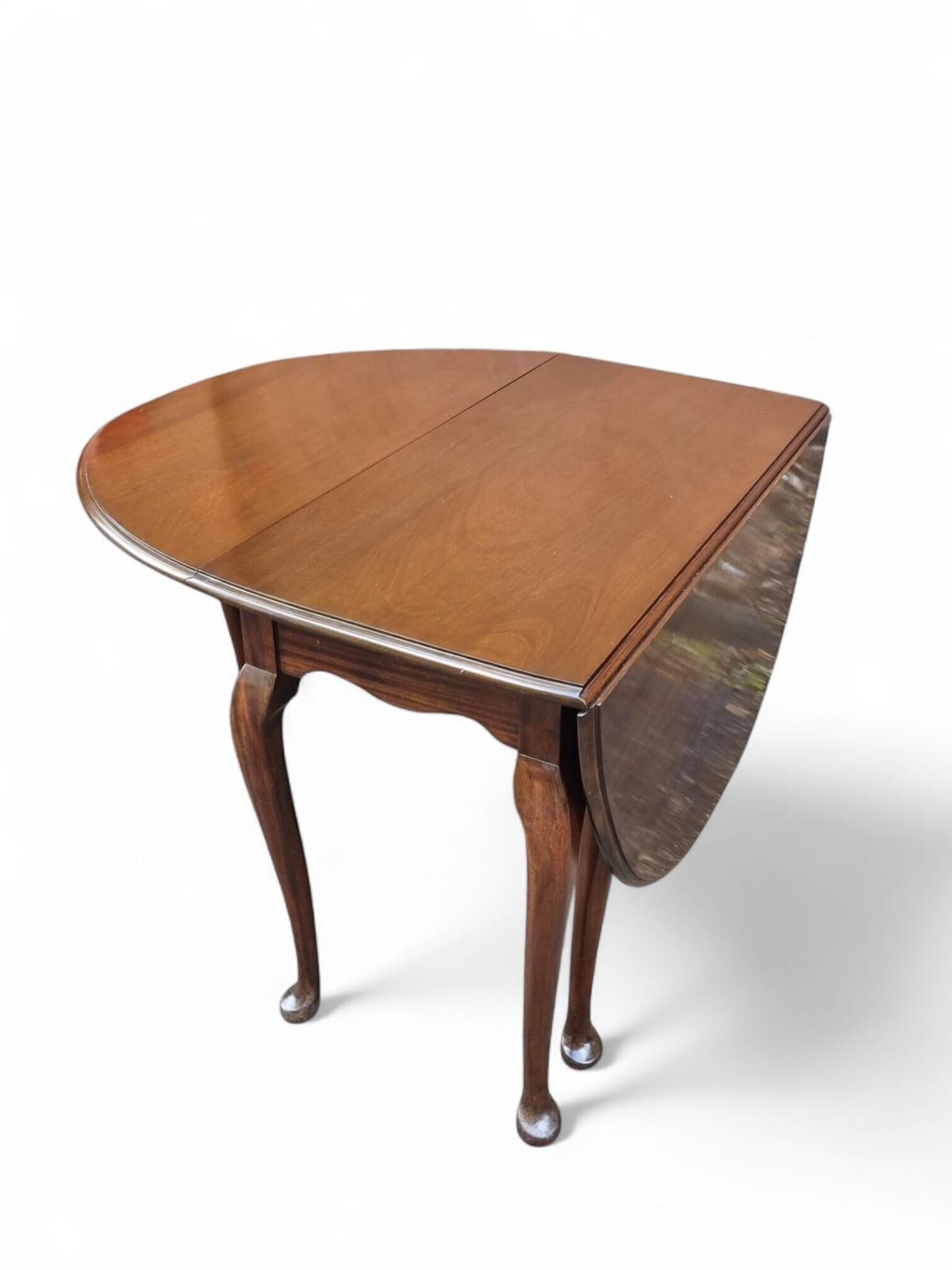 Antique Victorian Mahogany Drop Leaf Table / English 19th Century / Seats 4 8 photo 450.0