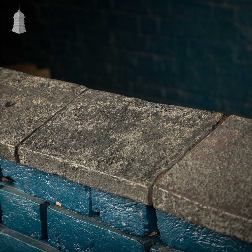 Staffordshire Blue Copings, Twice Weathered   A Run Of 3.5m photo furniture