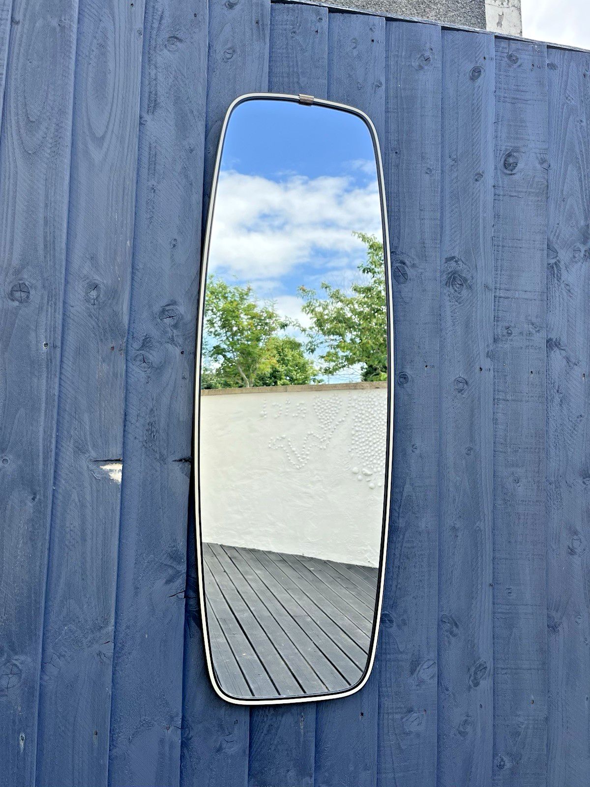 Mid Century Modern 50's West German Schonform Full Length Rockabilly Mirror 60's