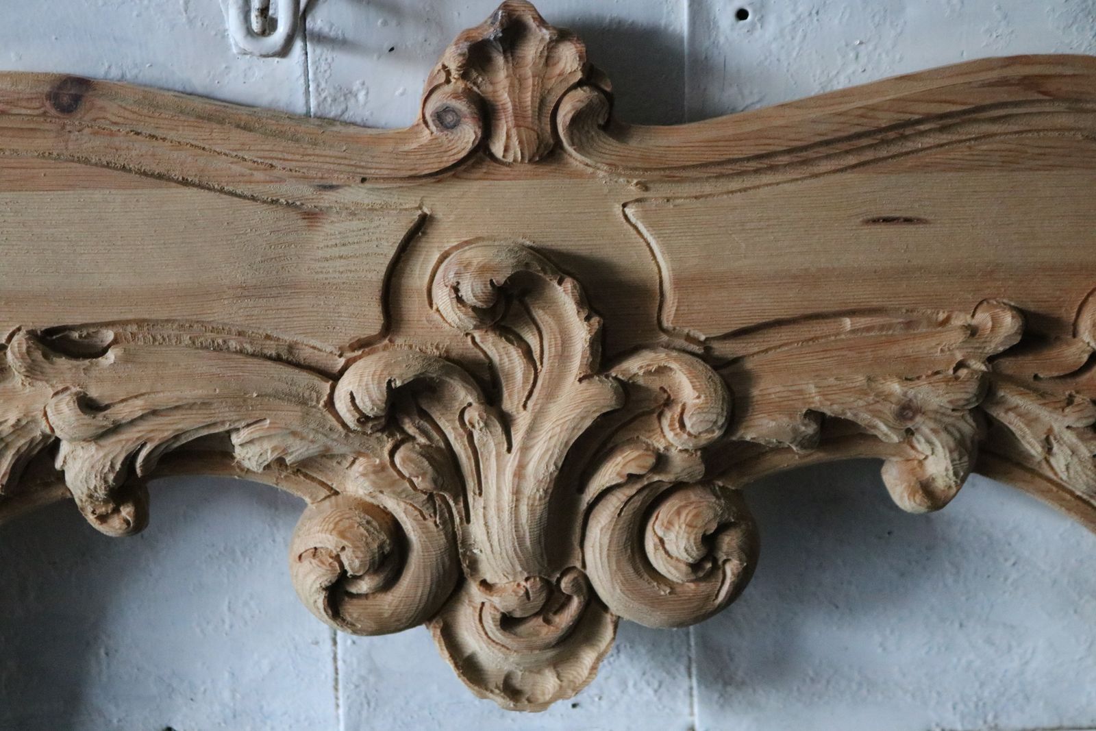 photo buy Vintage Hand Carved Wood Panel Made In Italy 66cm
