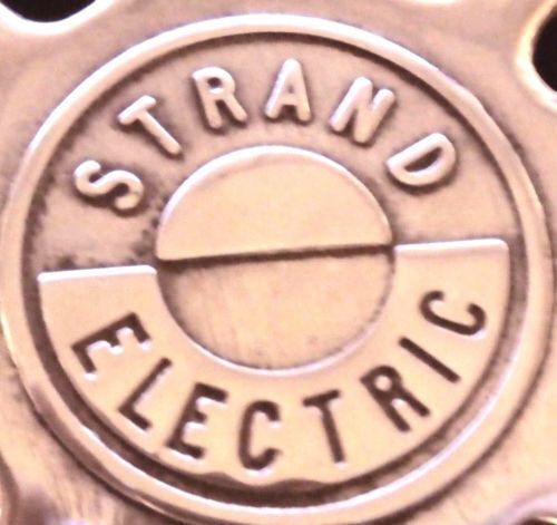 Vintage Strand Electric British Theatre Film Spot Light Antique Studio Industrial Floor Standard Lamp Mid 20th Century photo vintage