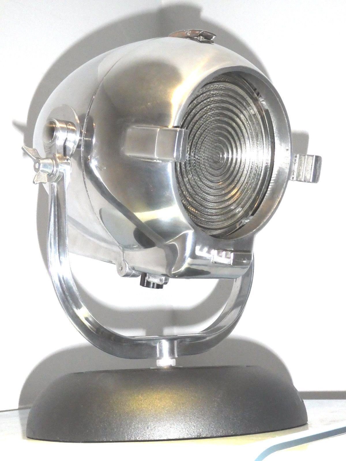 1950's Vintage Strand Theatre Spotlight Film Lamp Desk Lamp Lighting Patt 123 Movie Lantern photo vintage