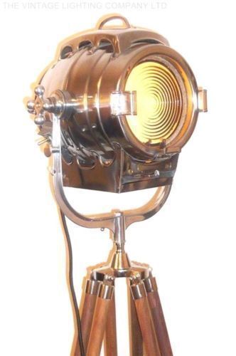 Vintage Hollywood Film Studio Spot Light Industrial Movie Theatre  Floor Lamp Bardwell Macalister Baby Spot Keg Lantern Cir 1930's photo Lighting