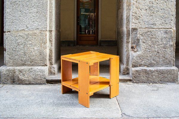 Crate 6 Beuken Salontafel Van Gerrit Thomas Rietveld Voor Cassina, Jaren 1980 photo furniture