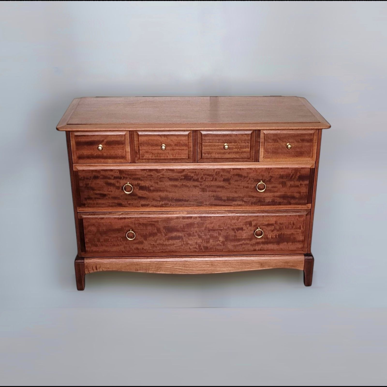 Restored Cherry Wood Chest Of Drawers Made To Order photo for sale