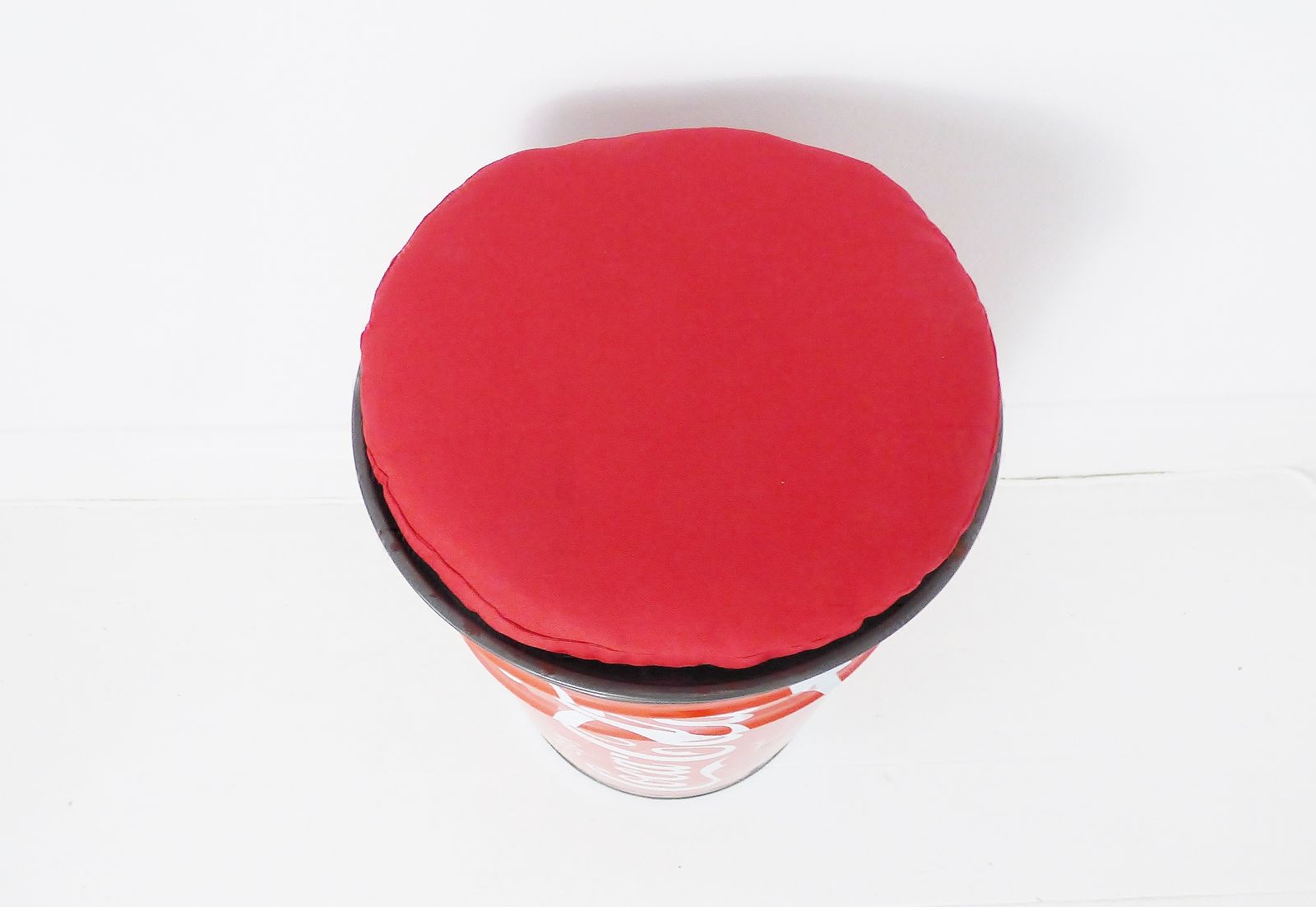 Stunning Vintage Metal Pop Art Coca Cola Seat Stool 1980's photo furniture