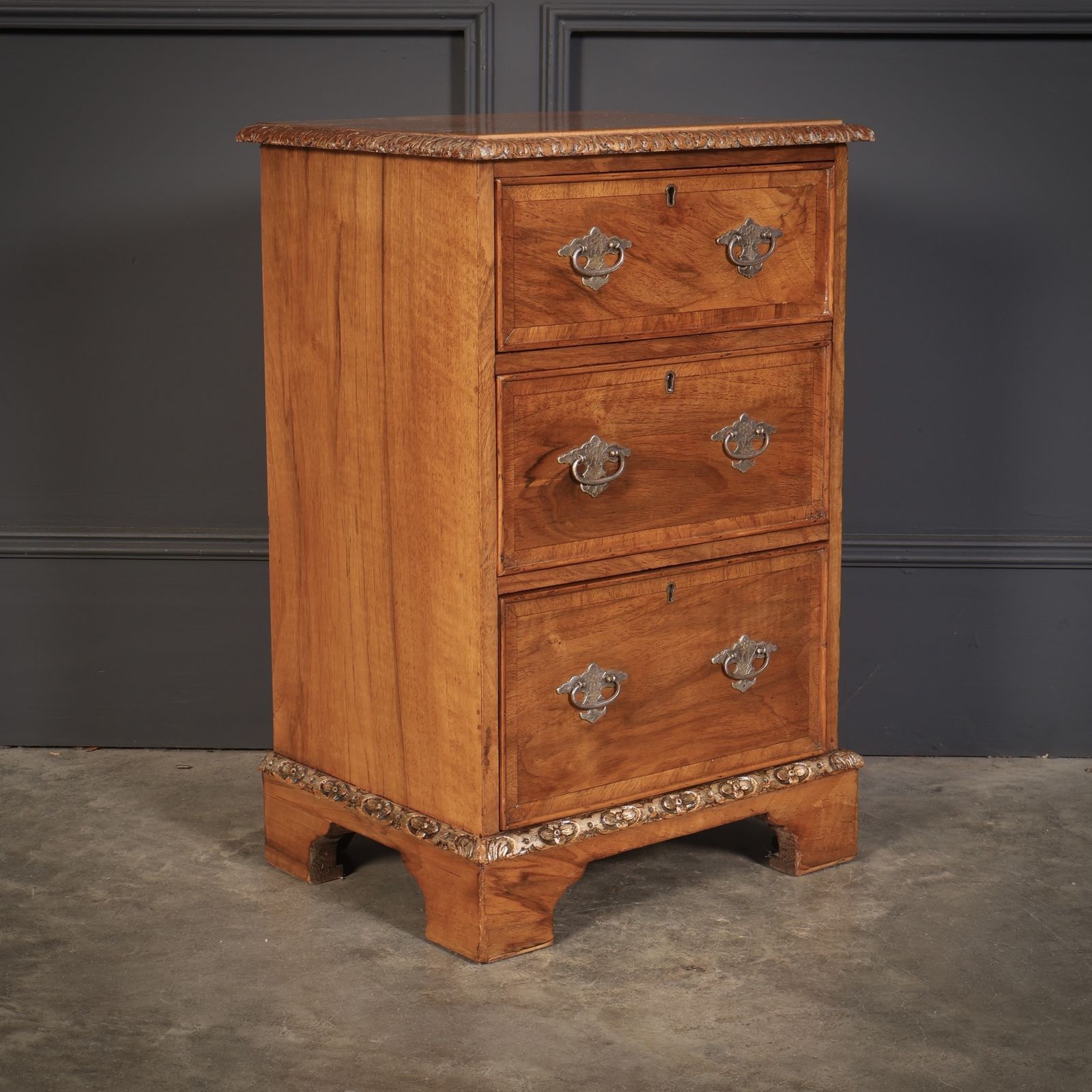 Pair Of Walnut Bedside Chests, 1900s photo buy
