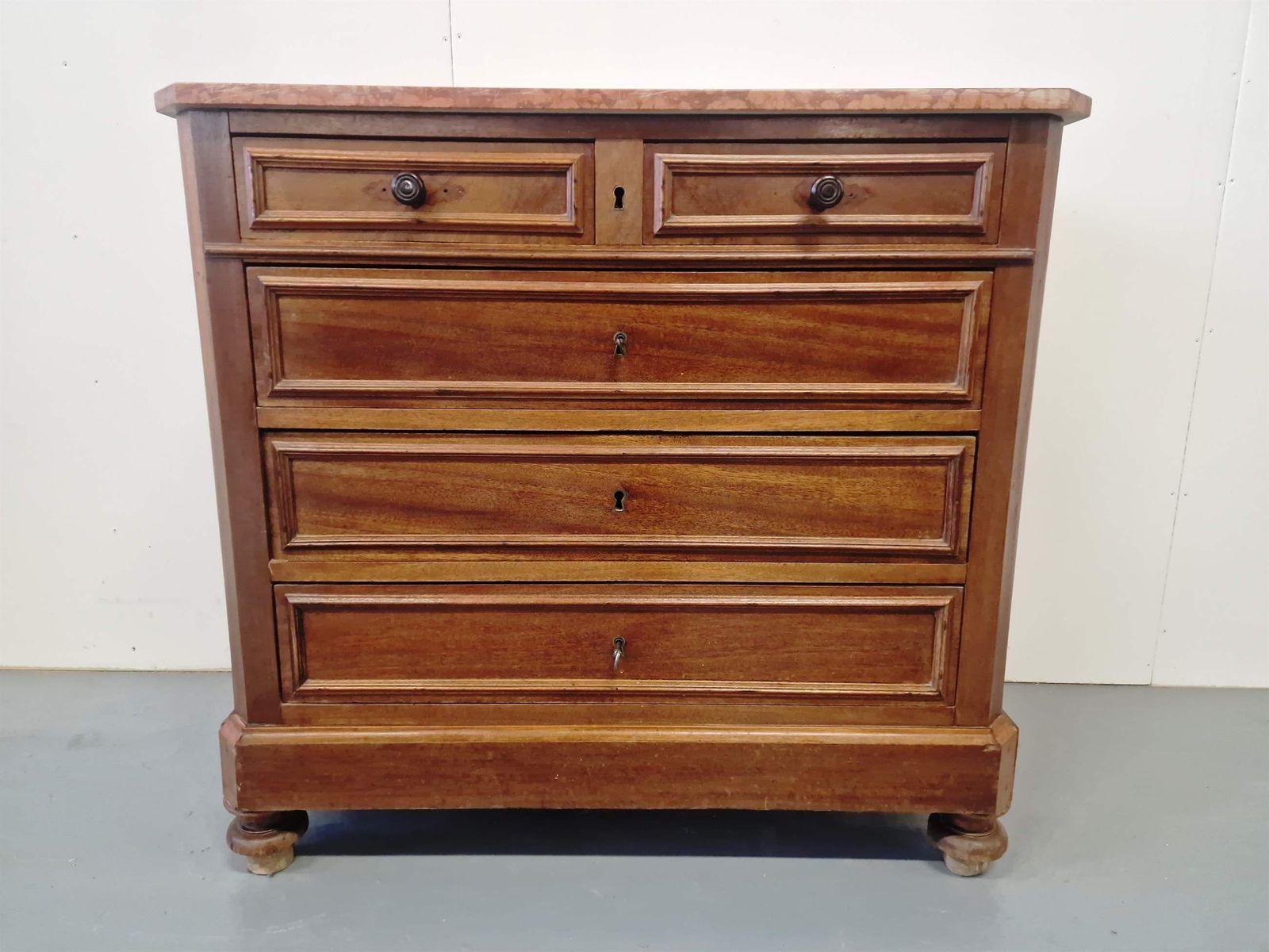 Mahogany Chest Of Drawers With Marble Top photo Furniture