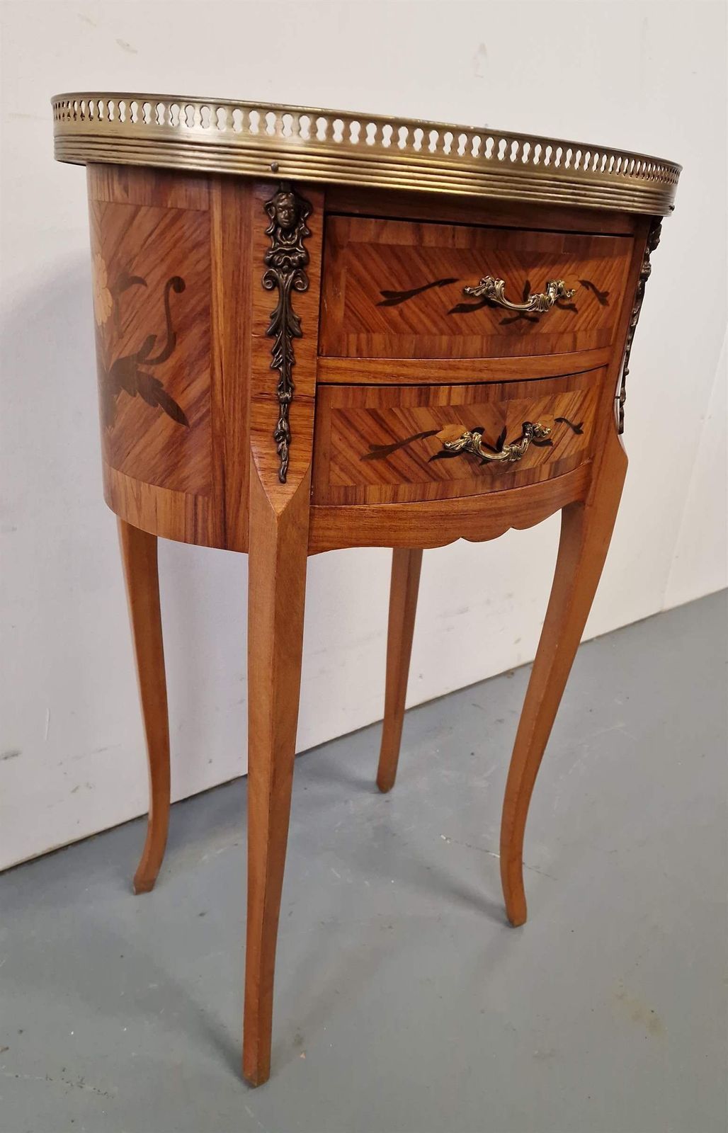 Small Cabinet With Inlays, Mid 20th Century photo furniture