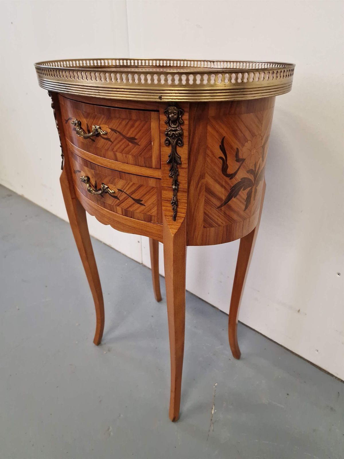 Small Cabinet With Inlays, Mid 20th Century photo for sale