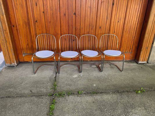 Italian Dining Chairs By Gastone Rinaldi, 1970s, Set Of 4 photo vintage