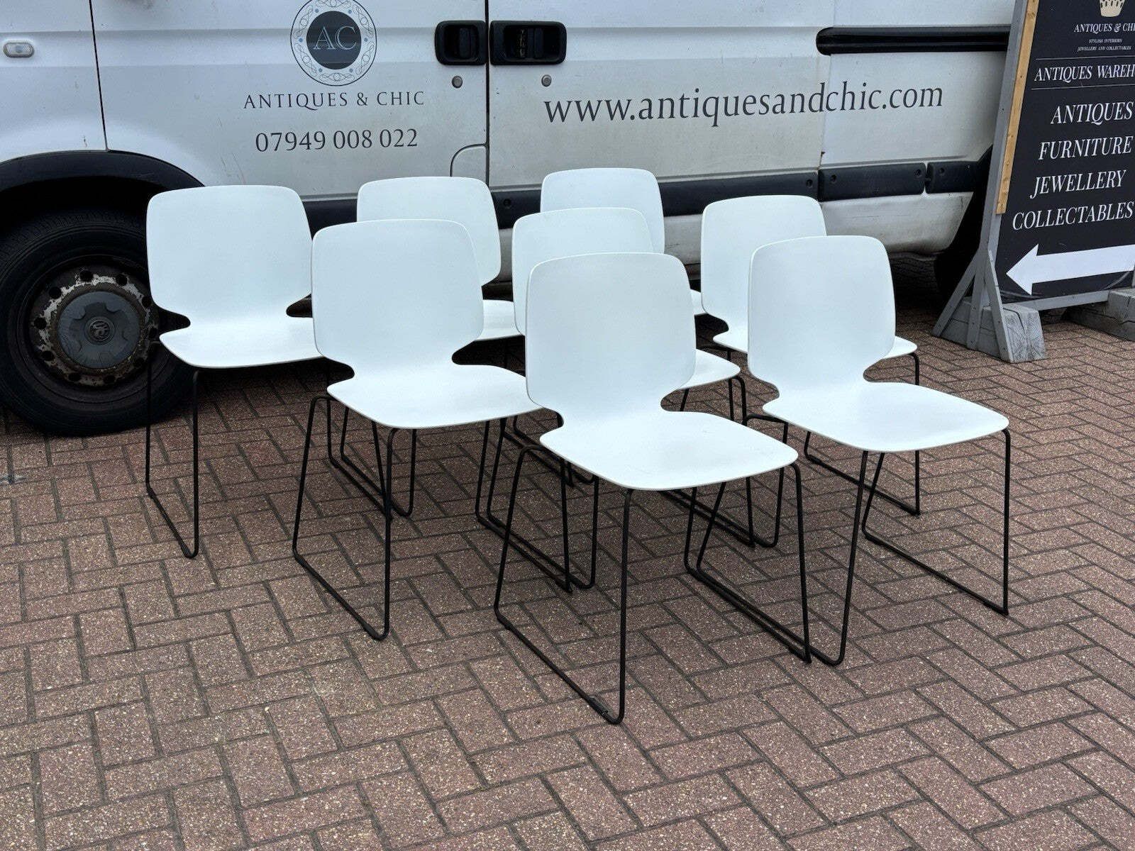 8 Pedrali   Babila Stacking Indoor / Outdoor Dining Chairs. photo vinterior