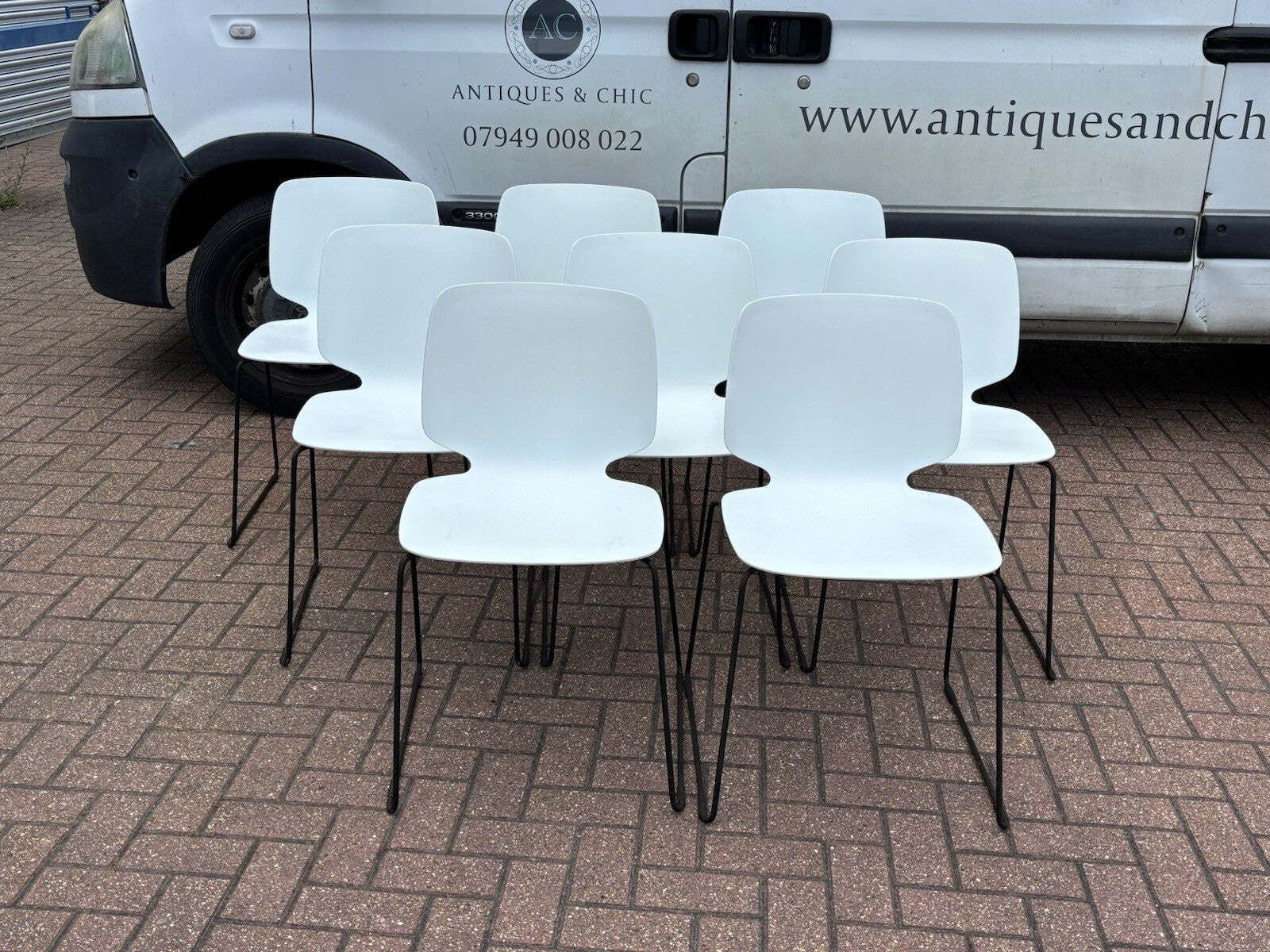 8 Pedrali   Babila Stacking Indoor / Outdoor Dining Chairs. photo buy
