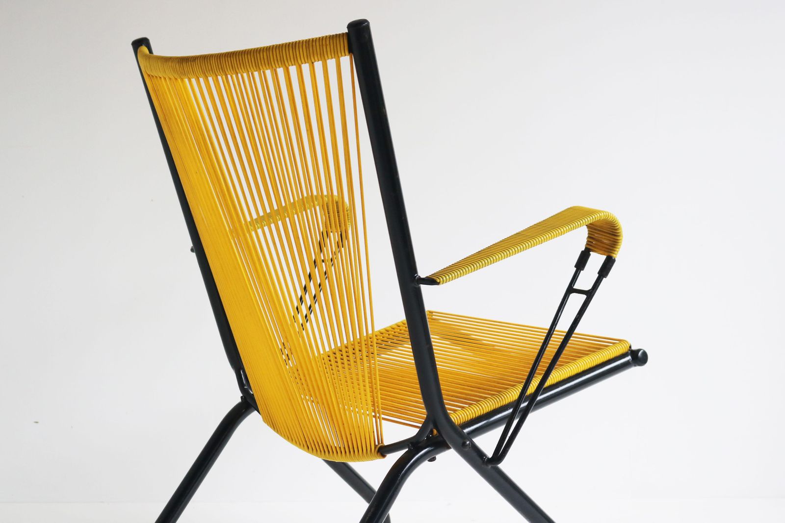 Rare Lounge Chair By Andre Monpoix 1950 France Foldable photo for sale
