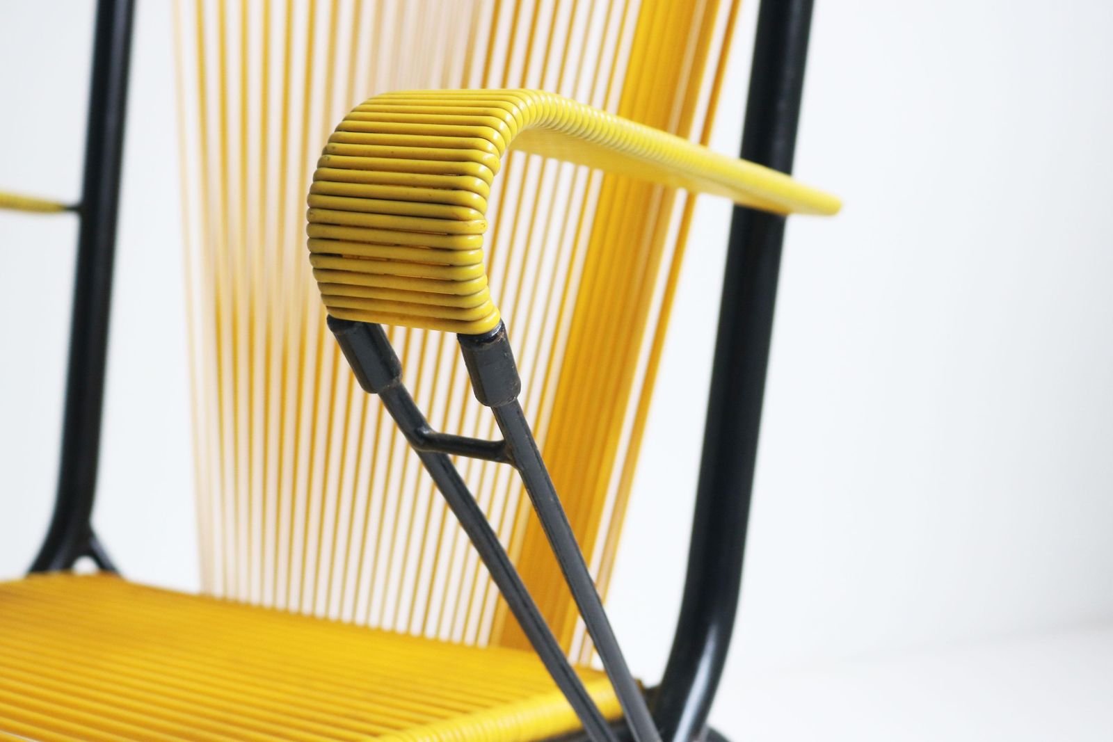 Rare Lounge Chair By Andre Monpoix 1950 France Foldable photo vintage