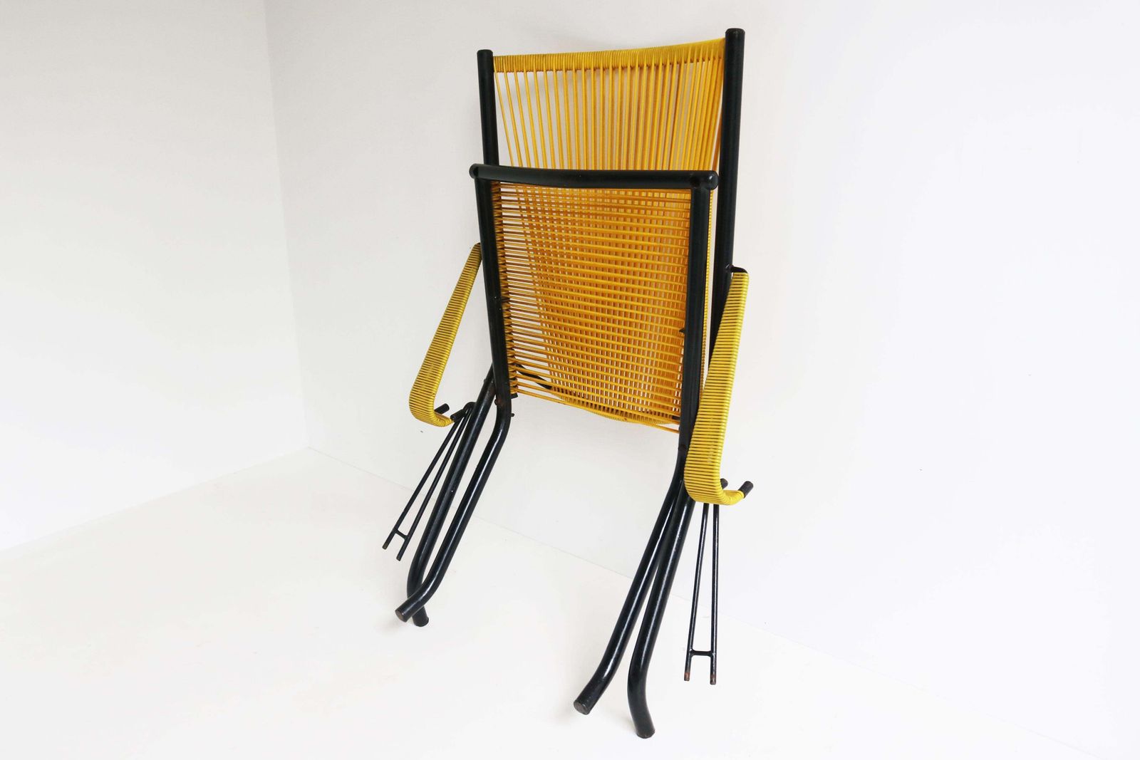 1088.0 Rare Lounge Chair By Andre Monpoix 1950 France Foldable photo
