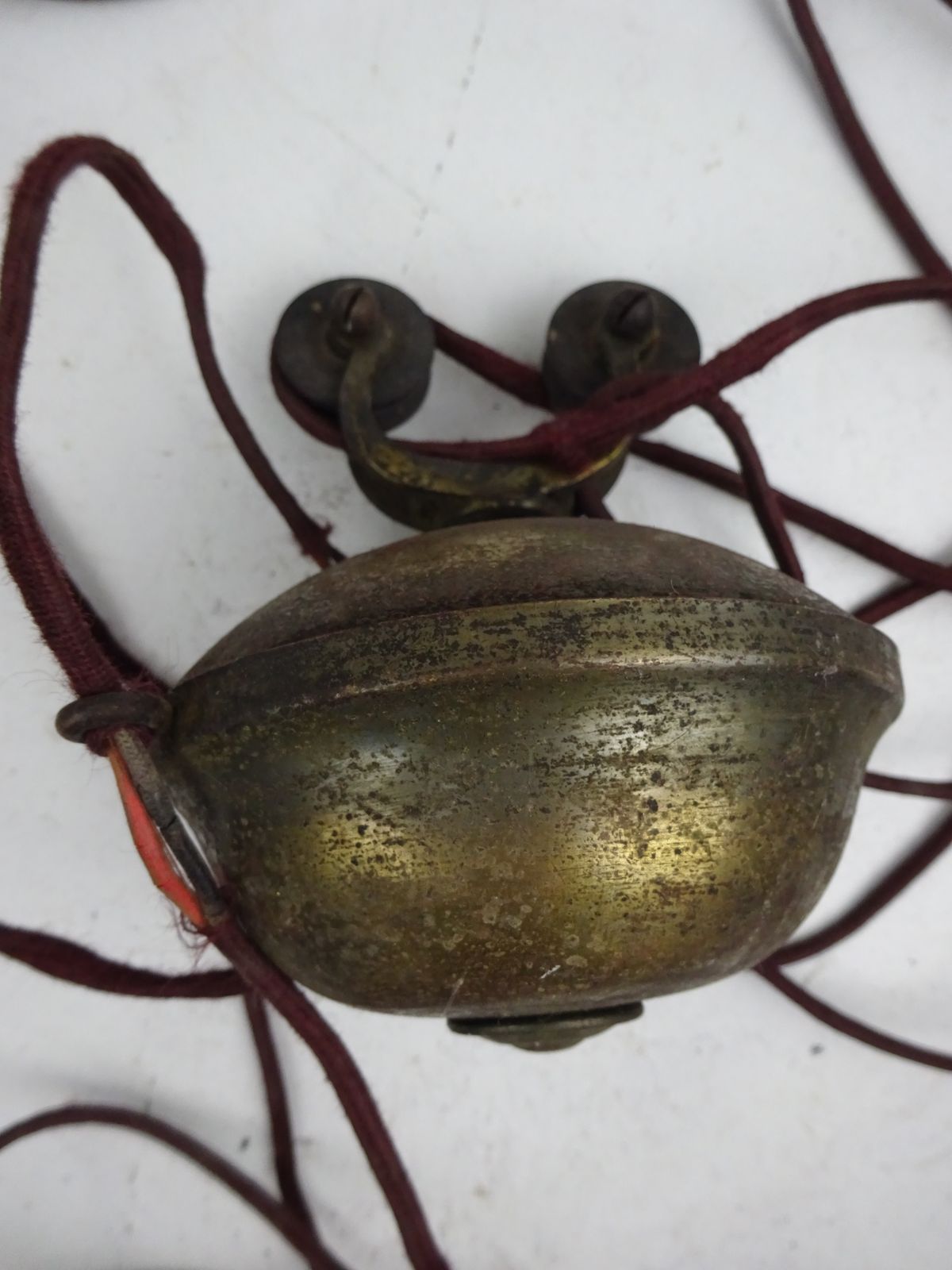 Antique Early 1900s Brass Rise And Fall 2 Arm Light Fixture For Restoration And Rewire photo Lighting