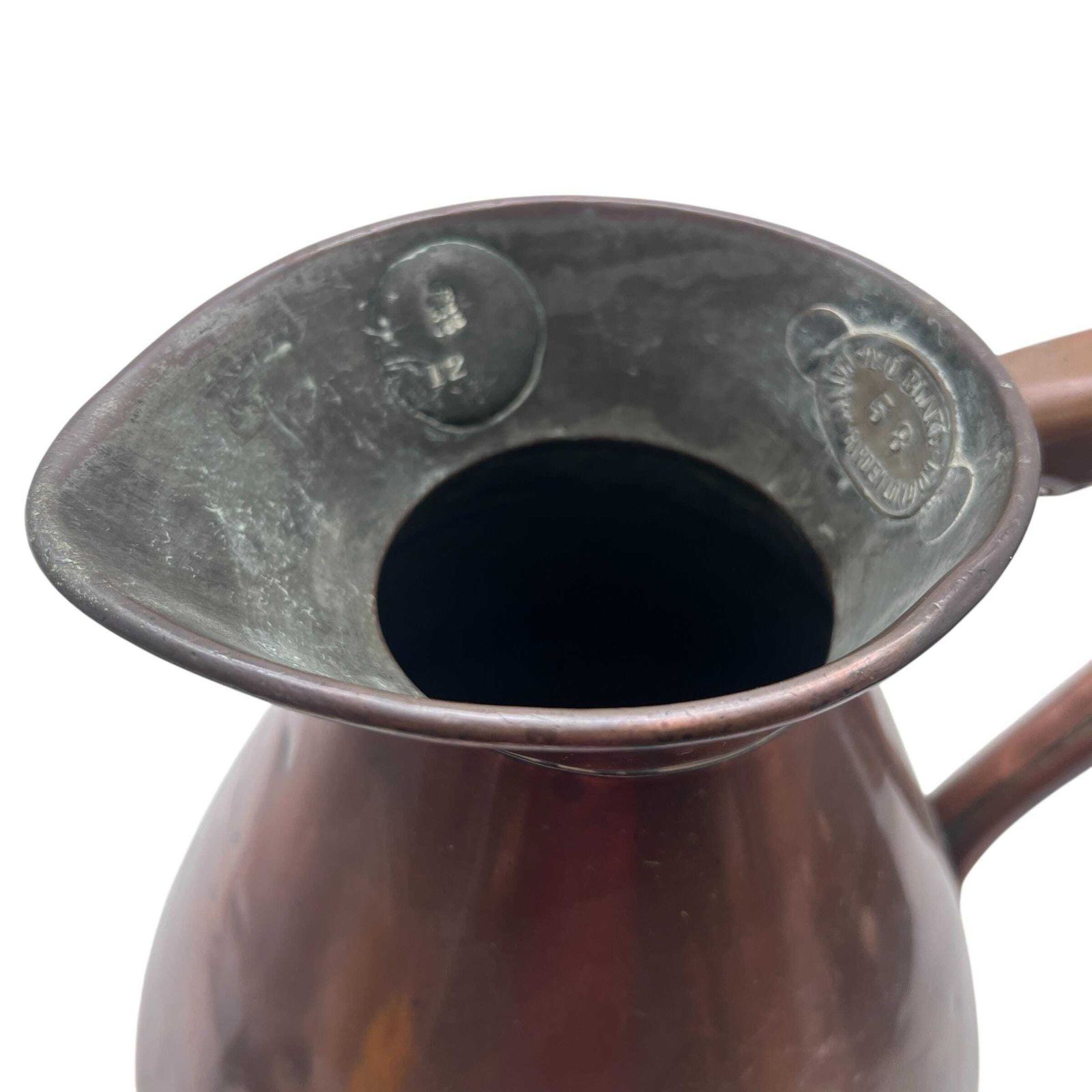 Antique Large Copper 1 Gallon Haystack Measuring Jug   George V   Thomas O Blake   58 Hatton Garden London   Country House Decor photo Home Decor