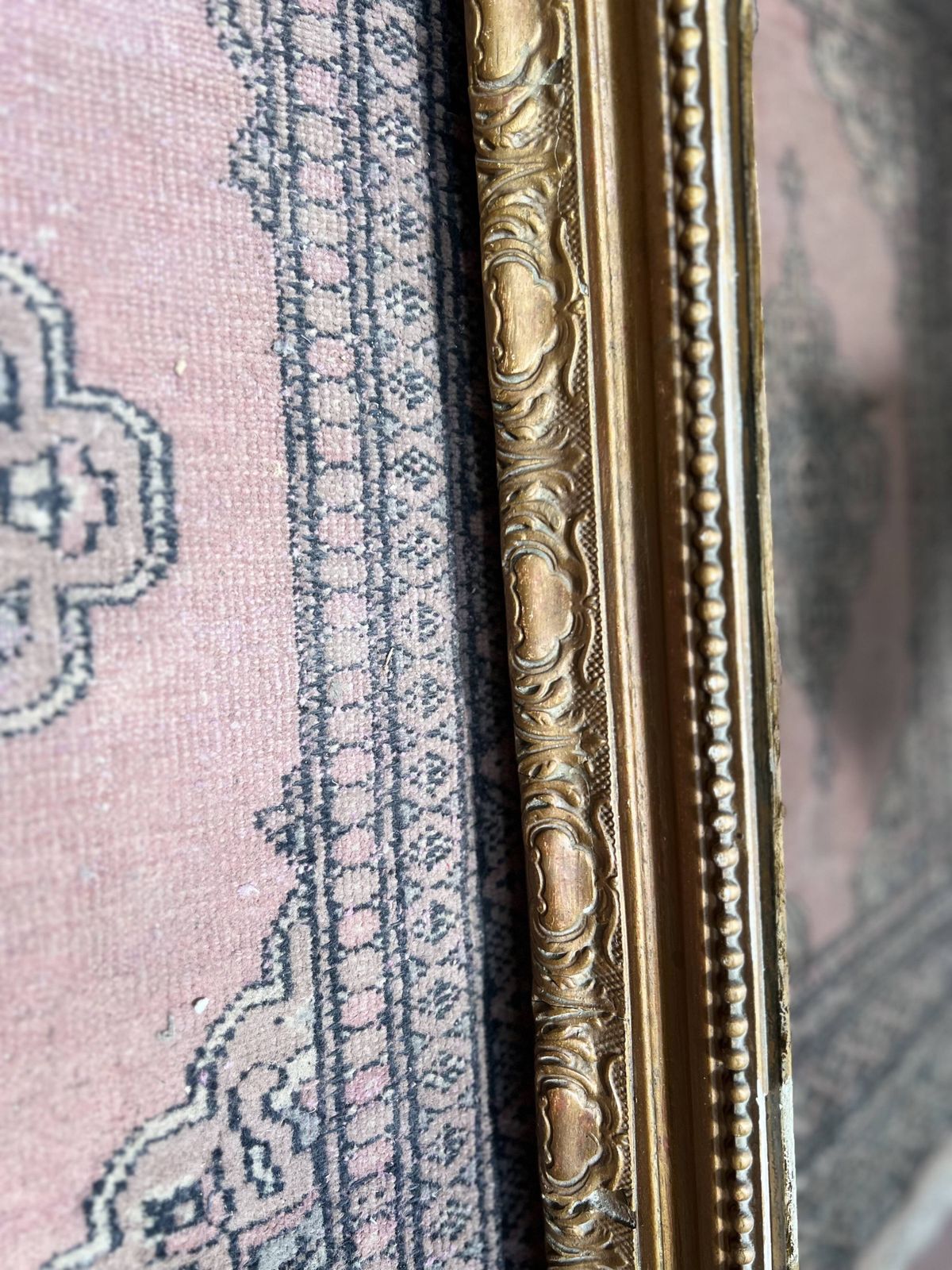 Louis XV Style Mirror In Wood And Gilded Stucco, 20th Century photo buy