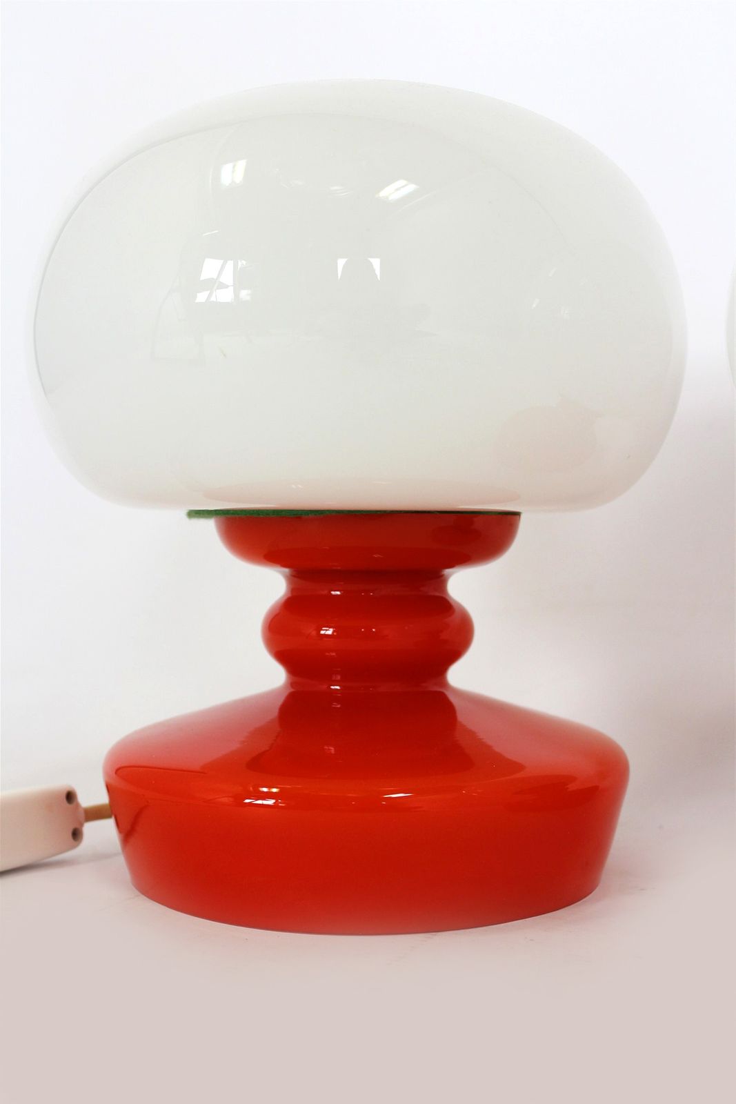 Glass Table Lamps By Stepan Tabery For Osvetlovaci Sklo, 1970s, Set Of 2 photo furniture