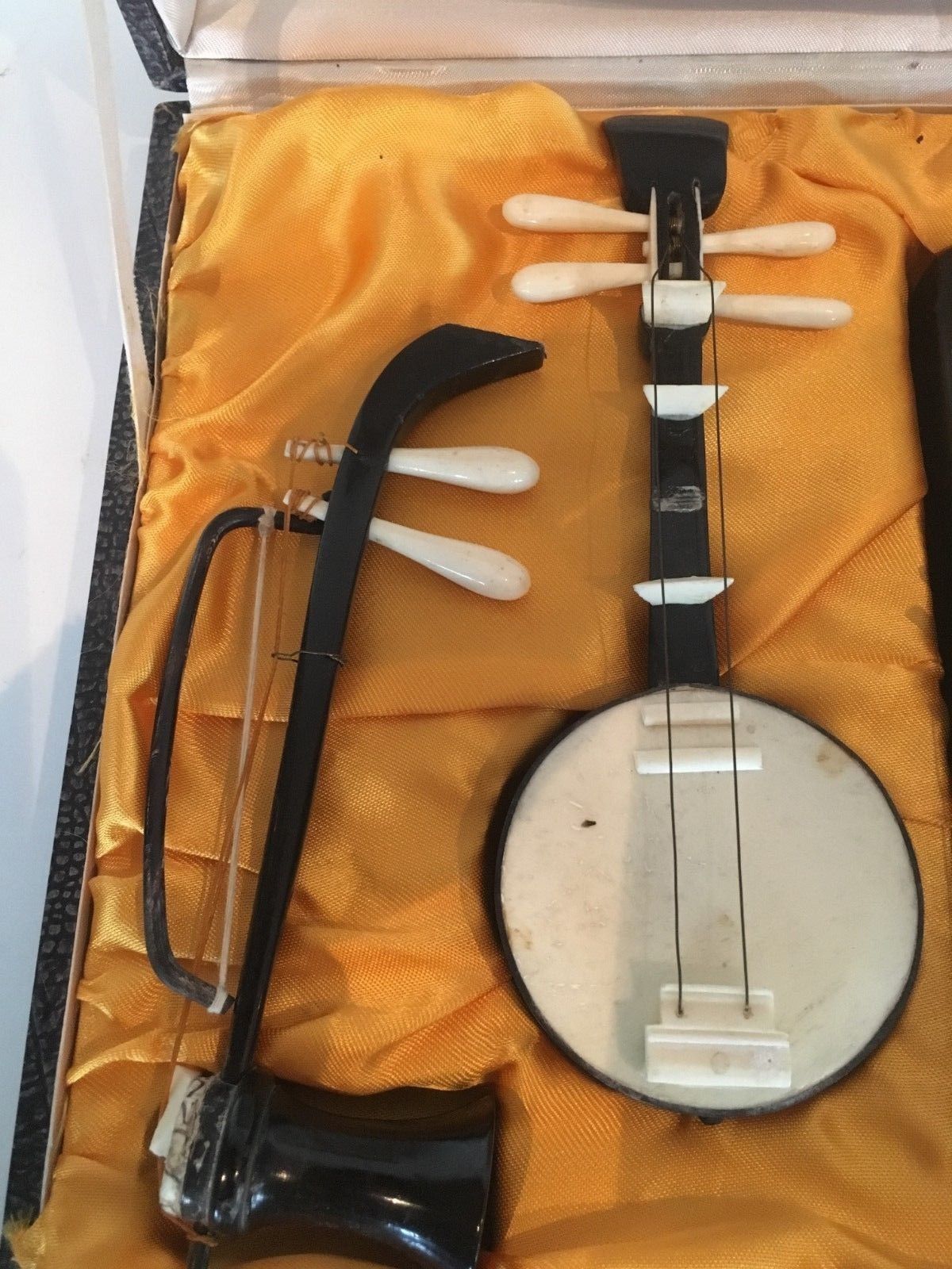 Miniature Musical Instrument Set Musiq Instrument Collection Box photo for sale