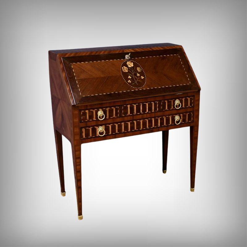 Louis XVI Style Mahogany Sloping Desk – Mid 19th Century