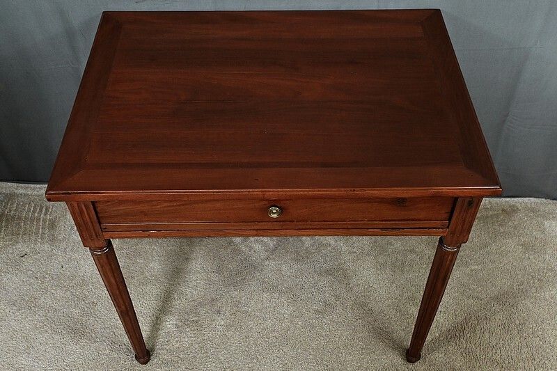 Cabaret Table In Cuban Mahogany, Louis XVI Period – Late 18th Century photo Furniture