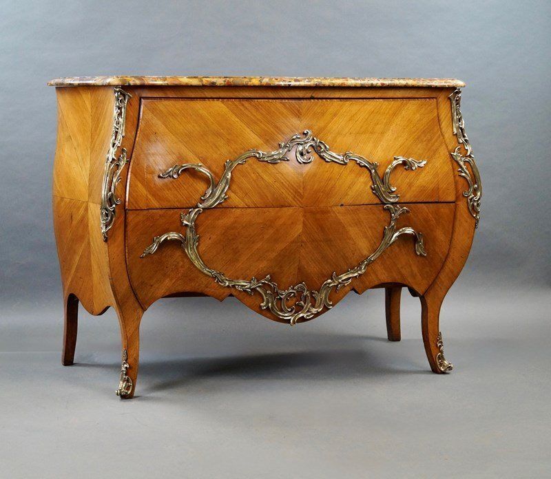 A 19th Century French Sabicu Bombe Commode photo furniture