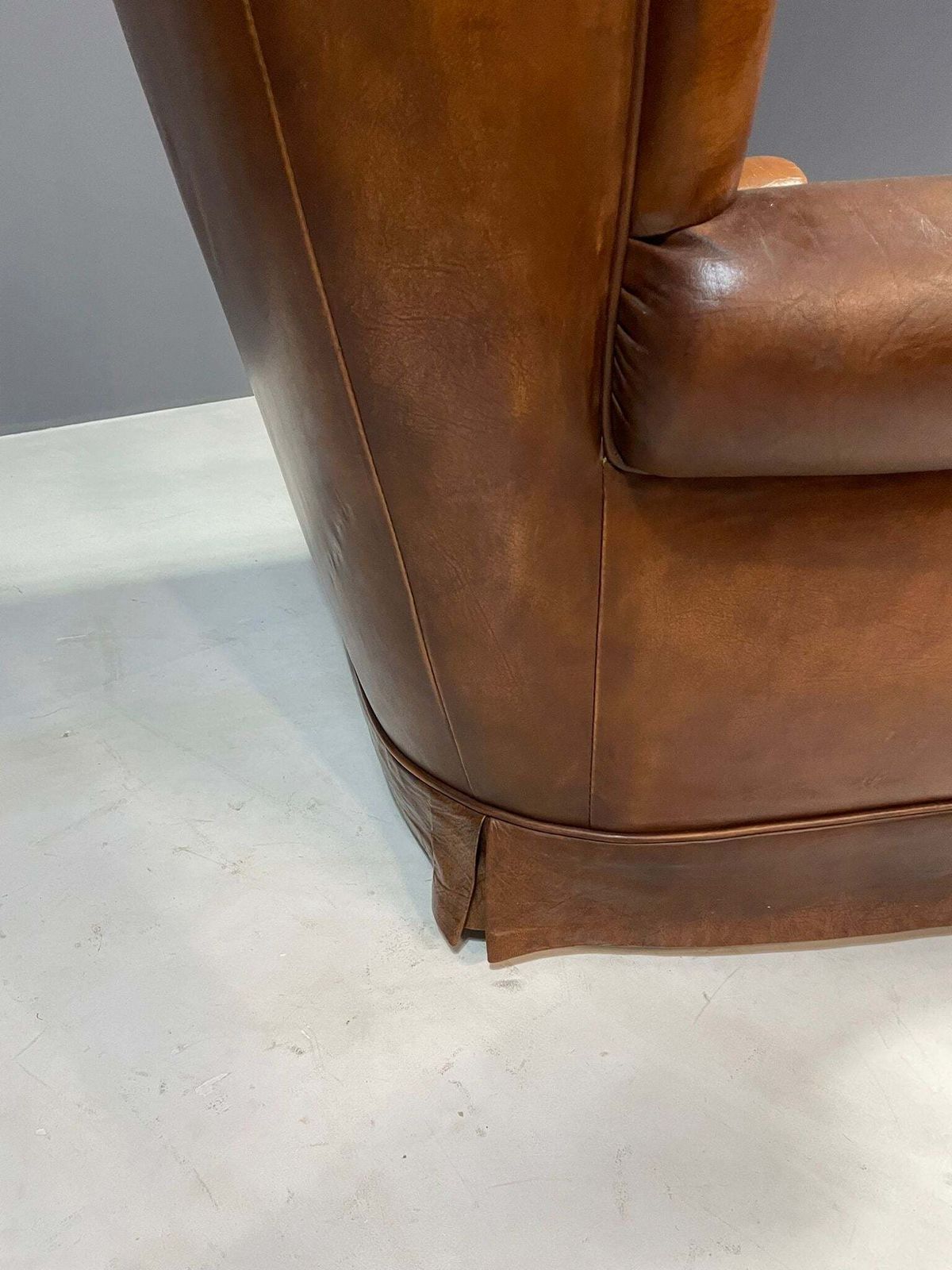 Furniture Pair Of Art Deco Leather Club Chairs, Czechoslovakia, 1930s photo