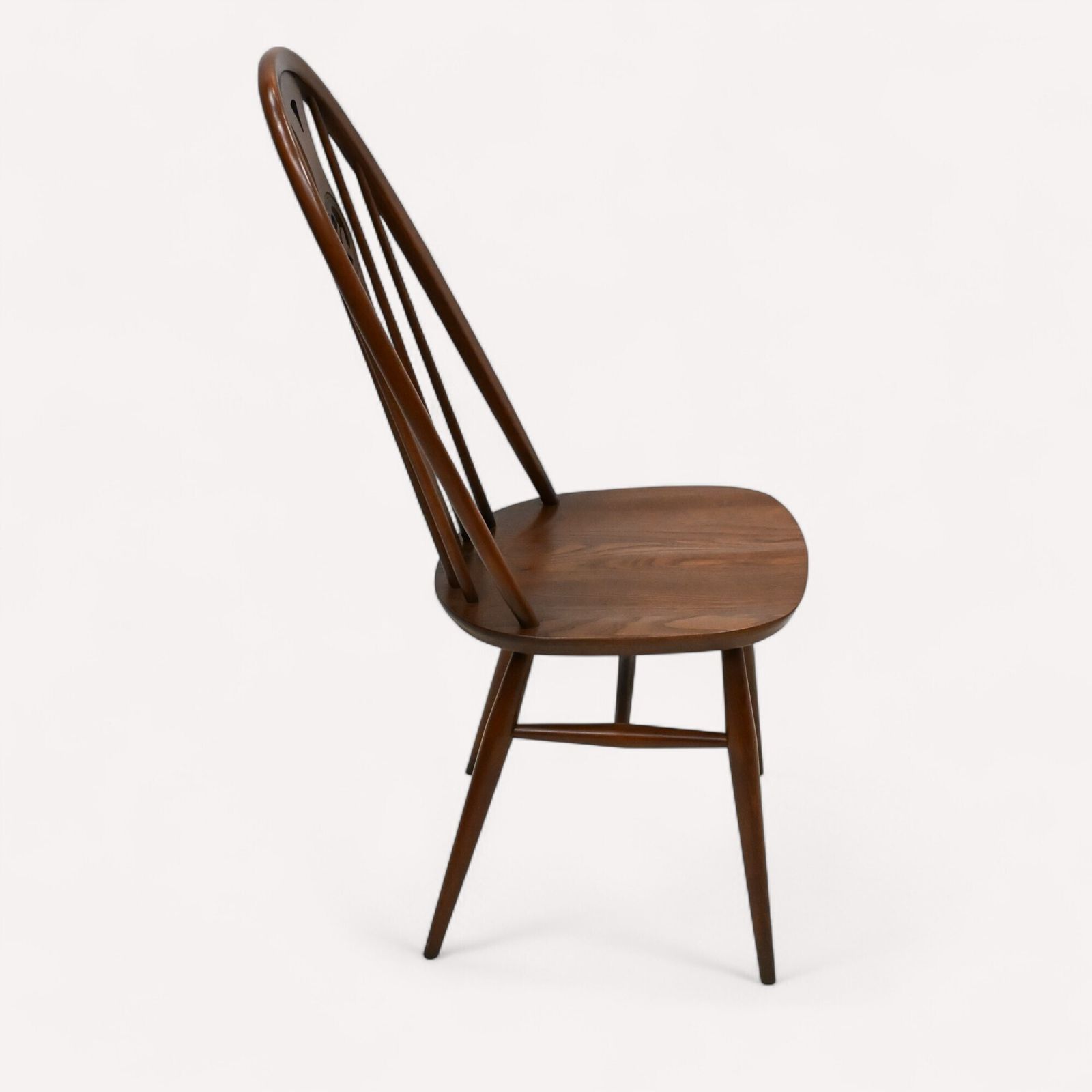 647.0 4 Ercol Dining Chairs Windsor Bow Backs Swan Fruitwood Finish Free Uk Delivery photo