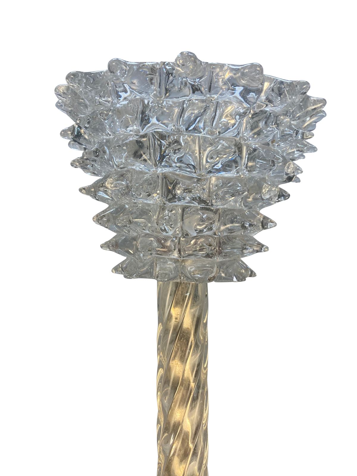 A Fine Mid Century Rostrato Glass Chandelier By Barovier Y Toso photo vinterior